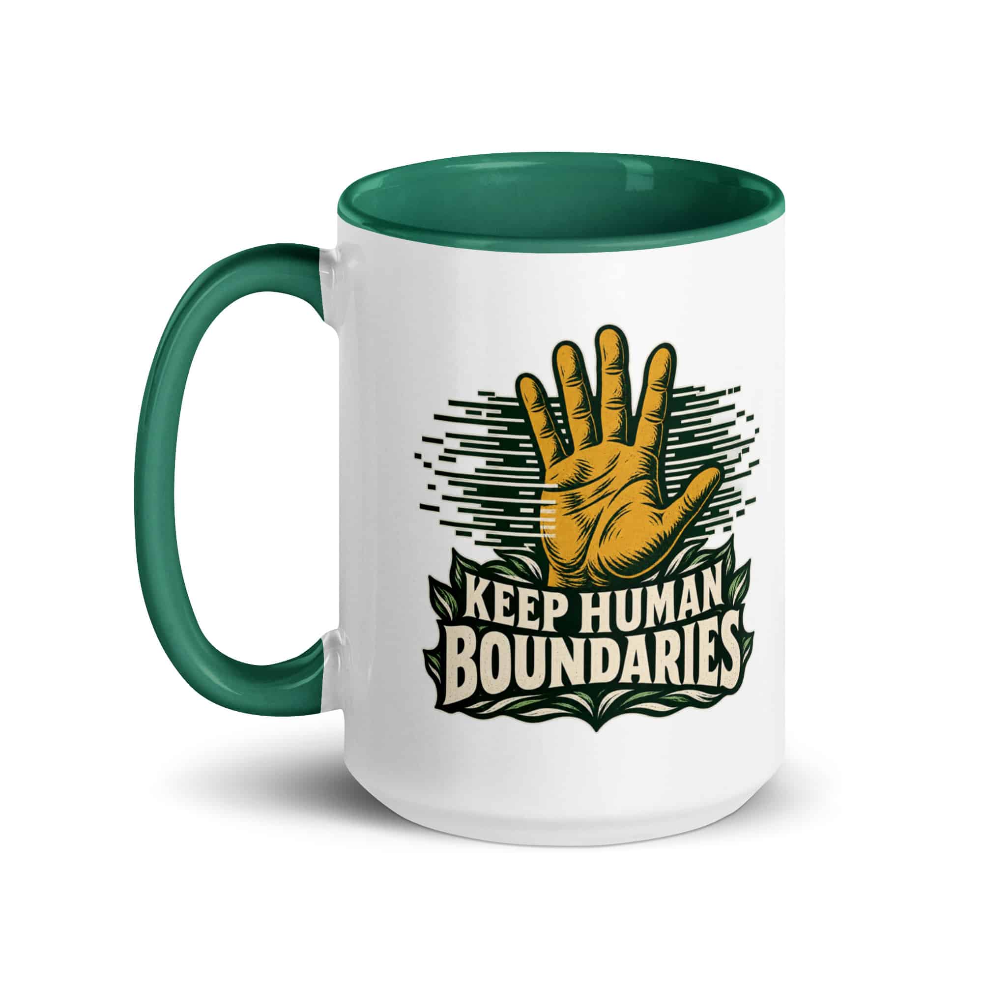 Color Inside Coffee Mug: Keep human boundaries