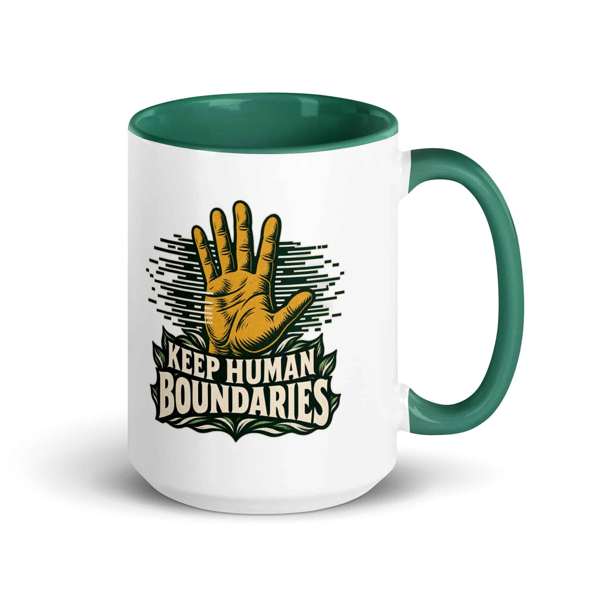Color Inside Coffee Mug: Keep human boundaries