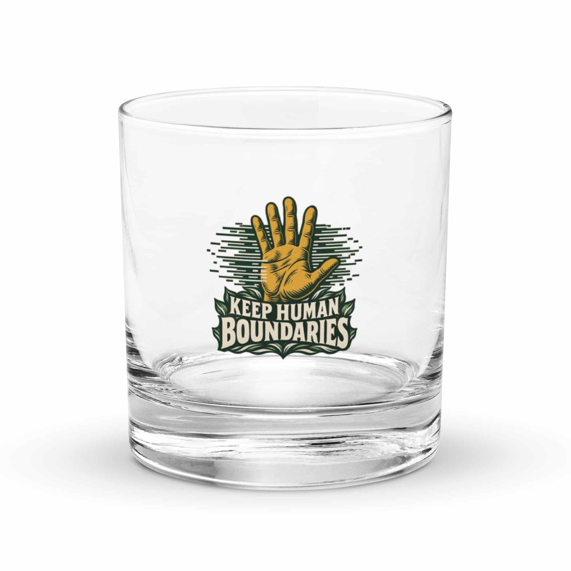 Rocks Glass: Keep human boundaries