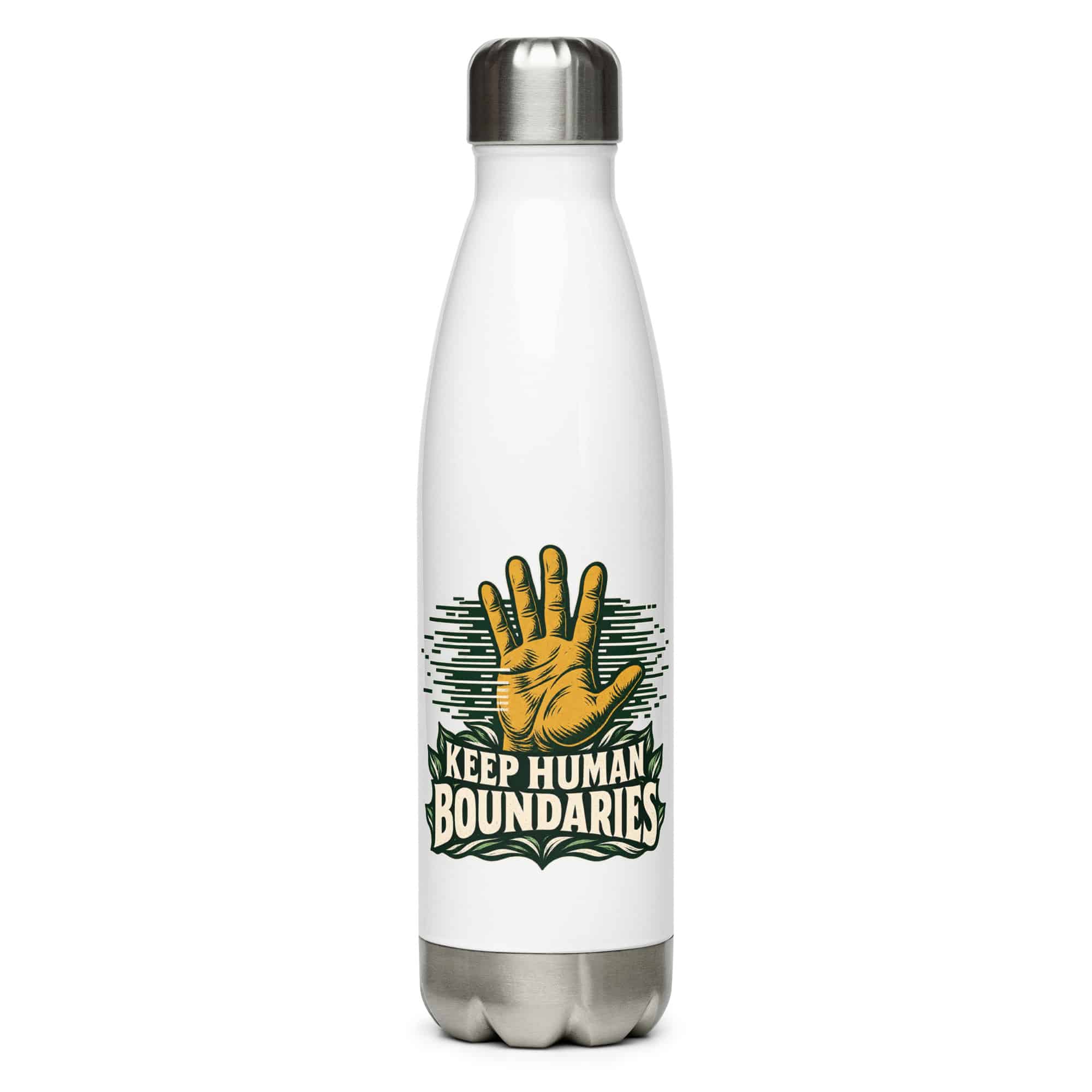 Stainless Steel Water Bottle: Keep human boundaries