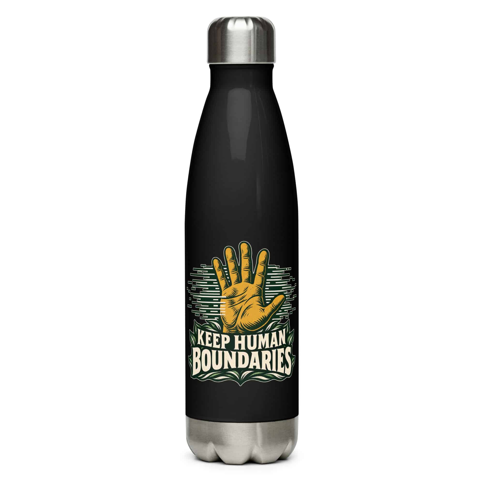 Stainless Steel Water Bottle: Keep human boundaries