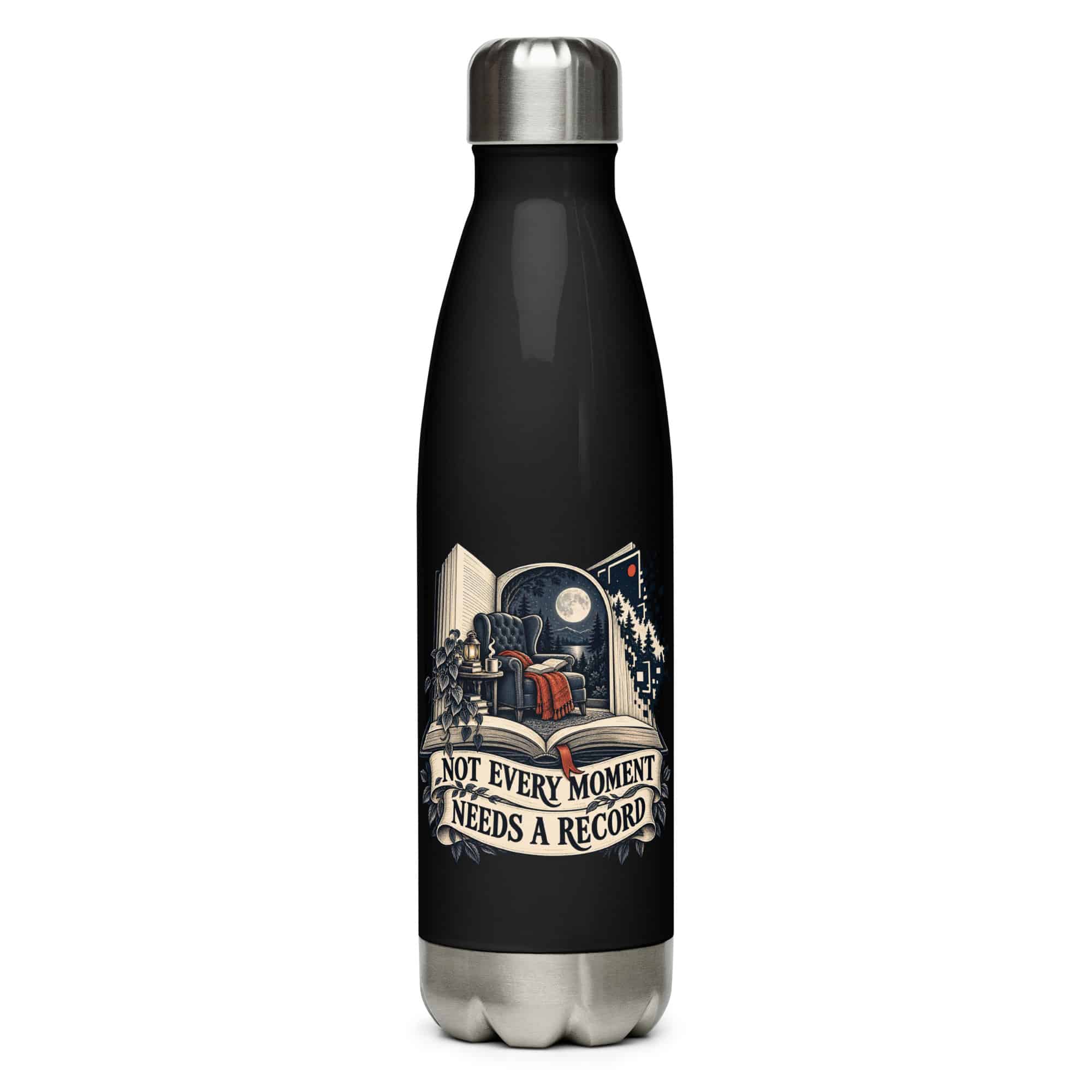 Stainless Steel Water Bottle: Not every moment needs a record
