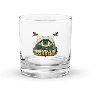 Rocks Glass: Being seen is not consent - 10.5 oz - Main