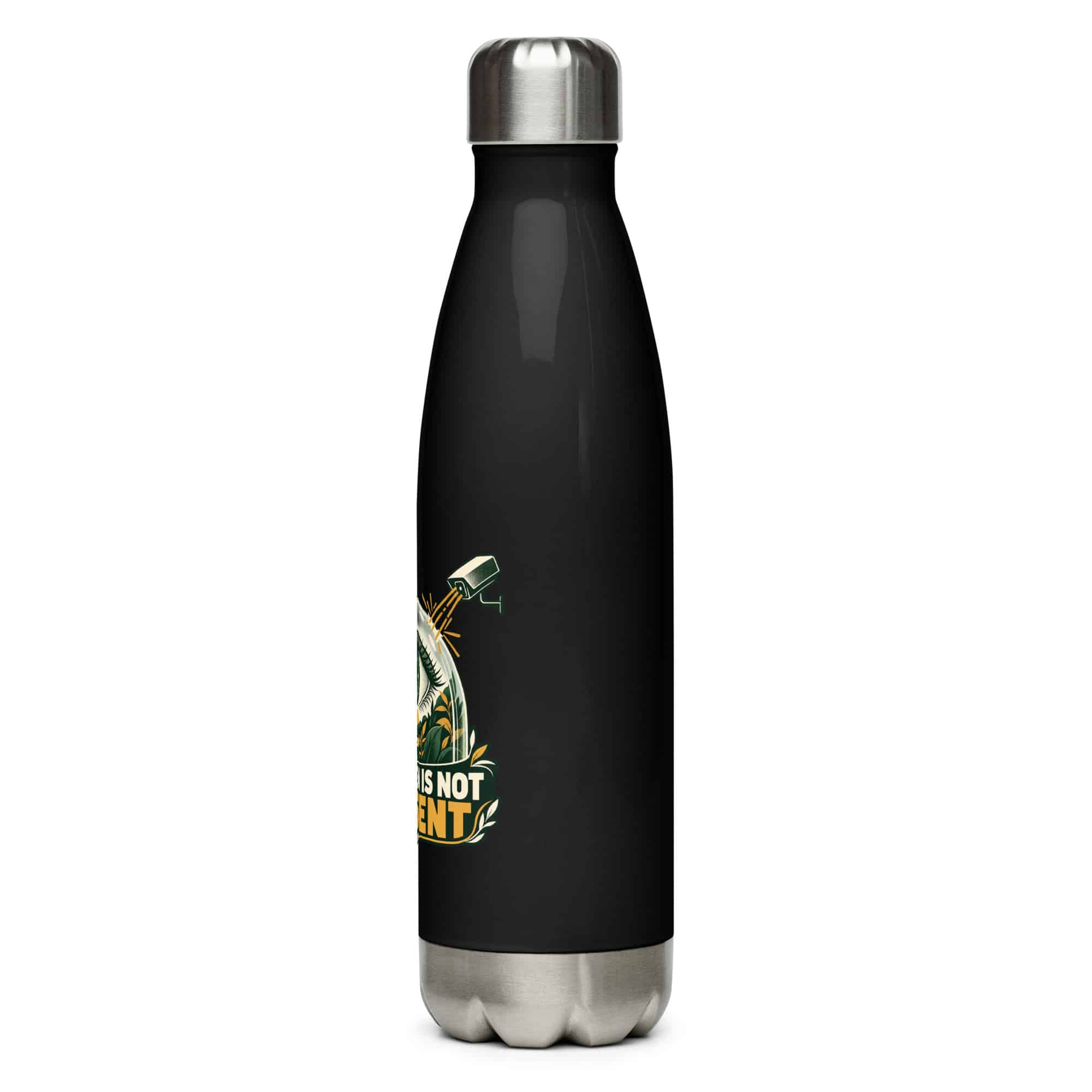 Stainless Steel Water Bottle: Being seen is not consent