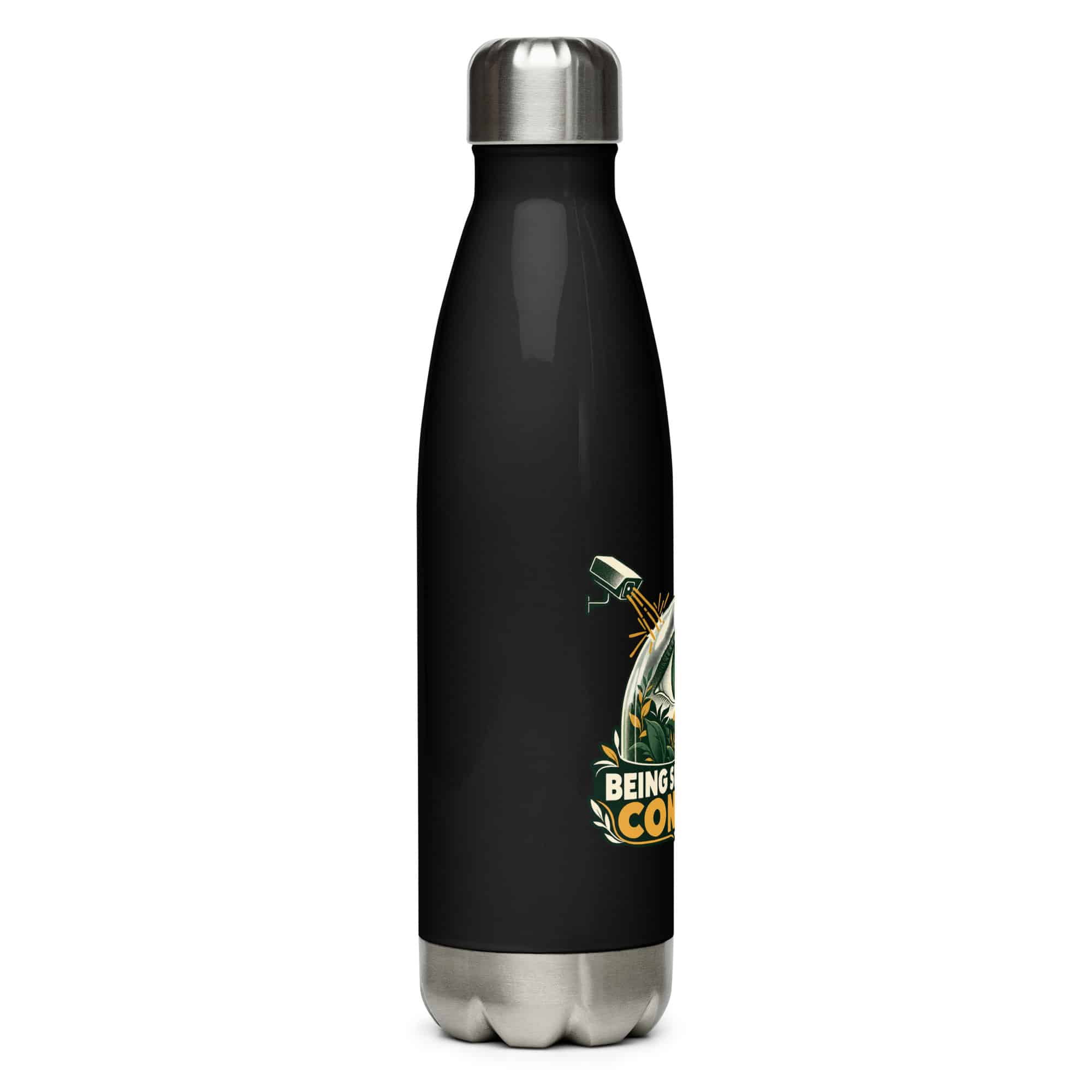 Stainless Steel Water Bottle: Being seen is not consent