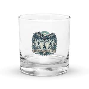 Rocks Glass: Public space. Private lives. - 10.5 oz - Main