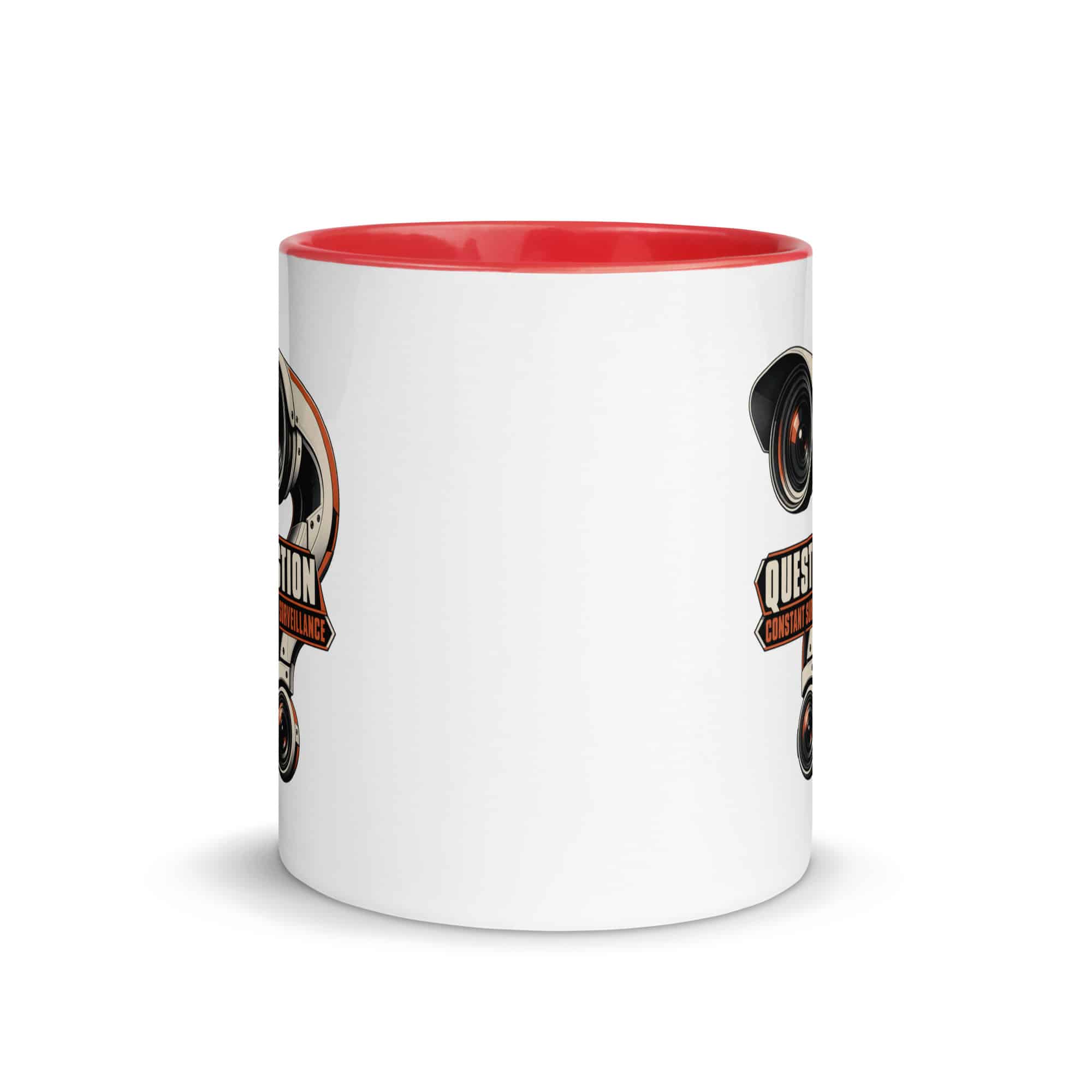 Color Inside Coffee Mug: Question constant surveillance
