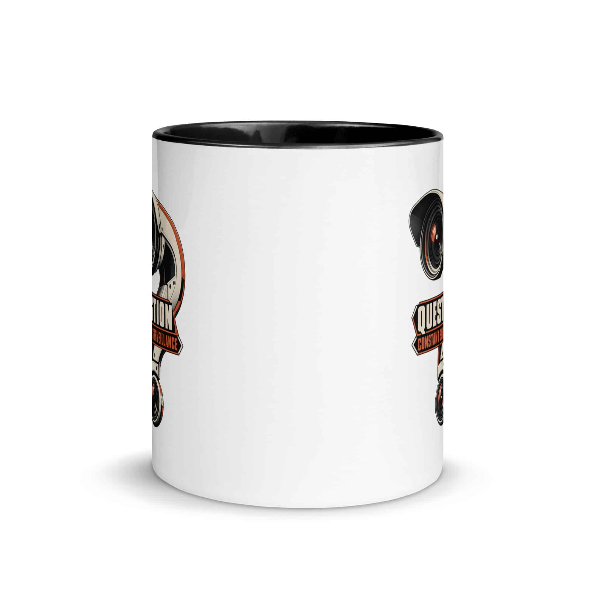 Color Inside Coffee Mug: Question constant surveillance