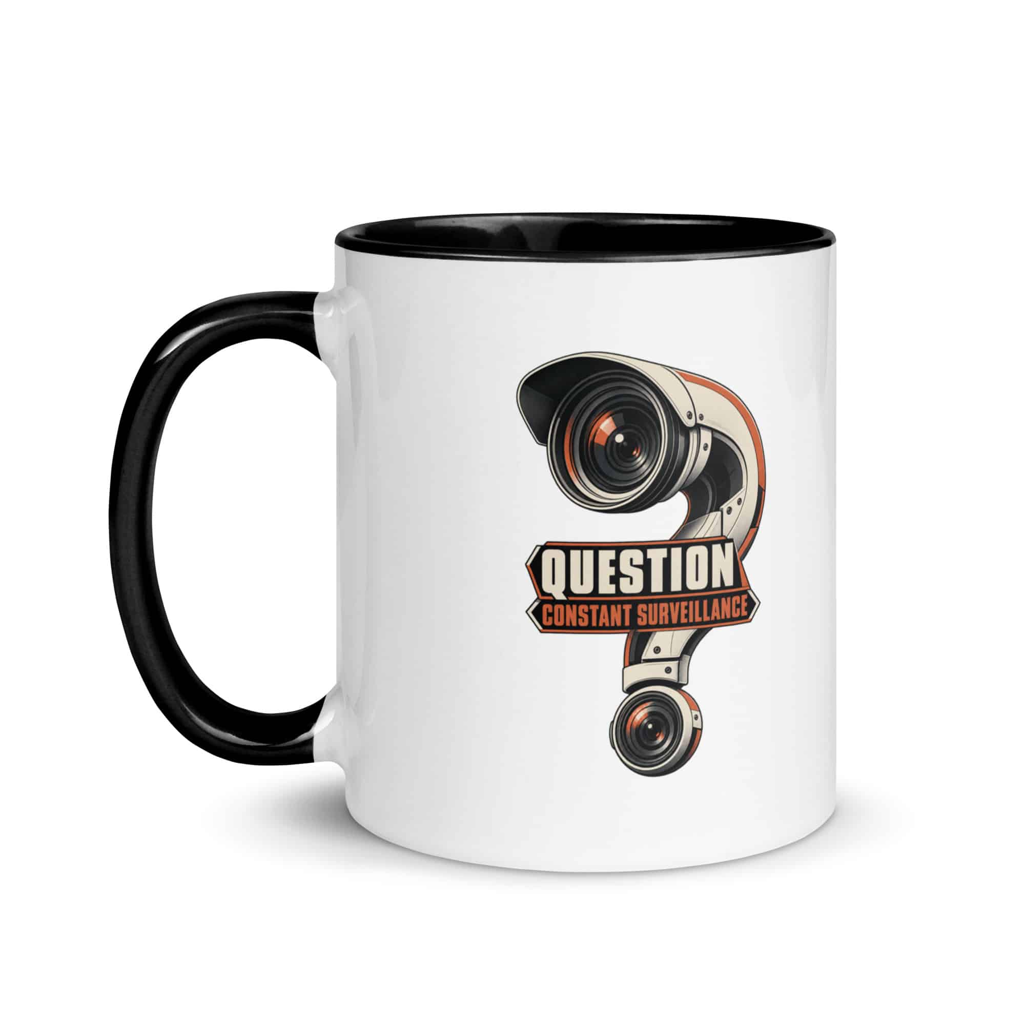 Color Inside Coffee Mug: Question constant surveillance