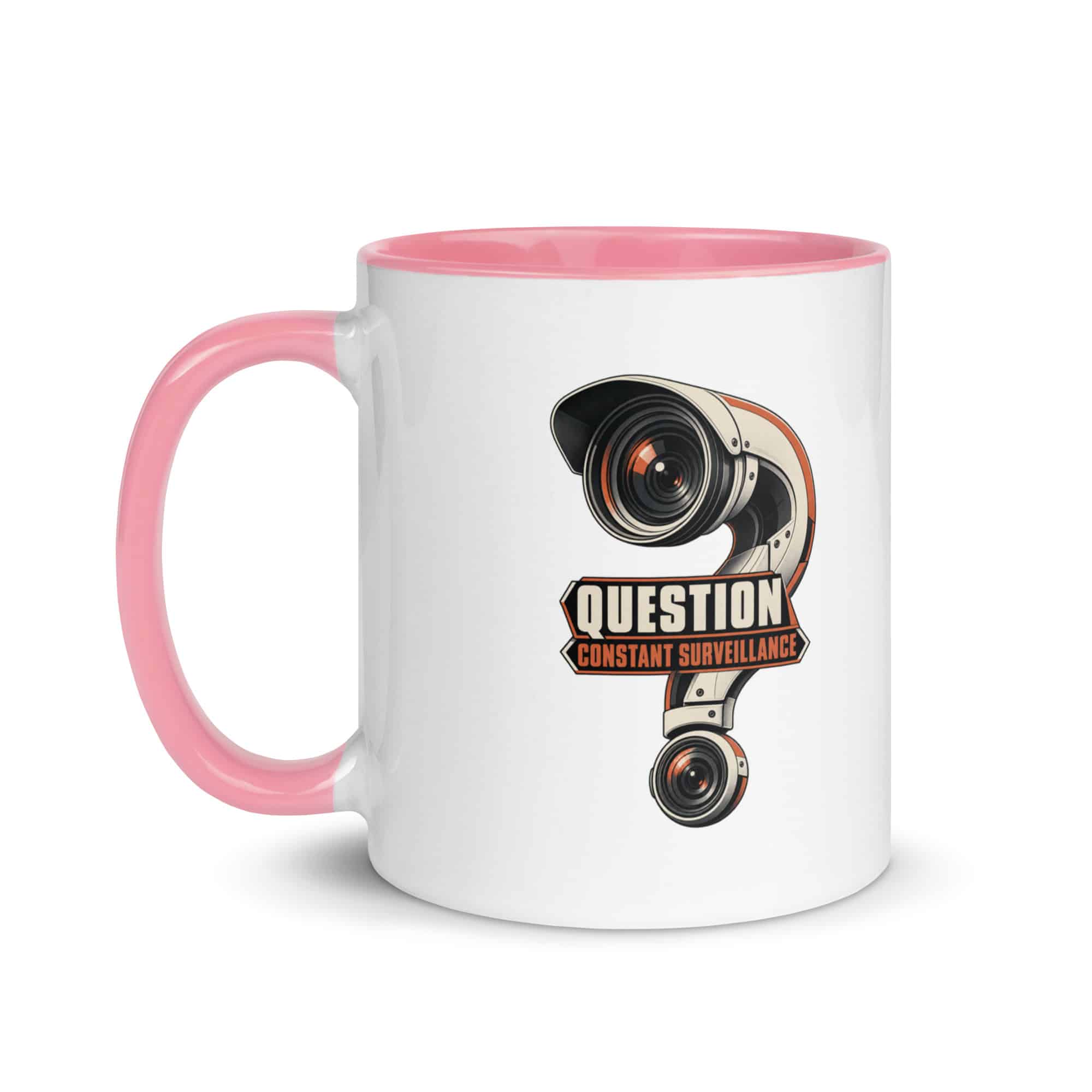 Color Inside Coffee Mug: Question constant surveillance