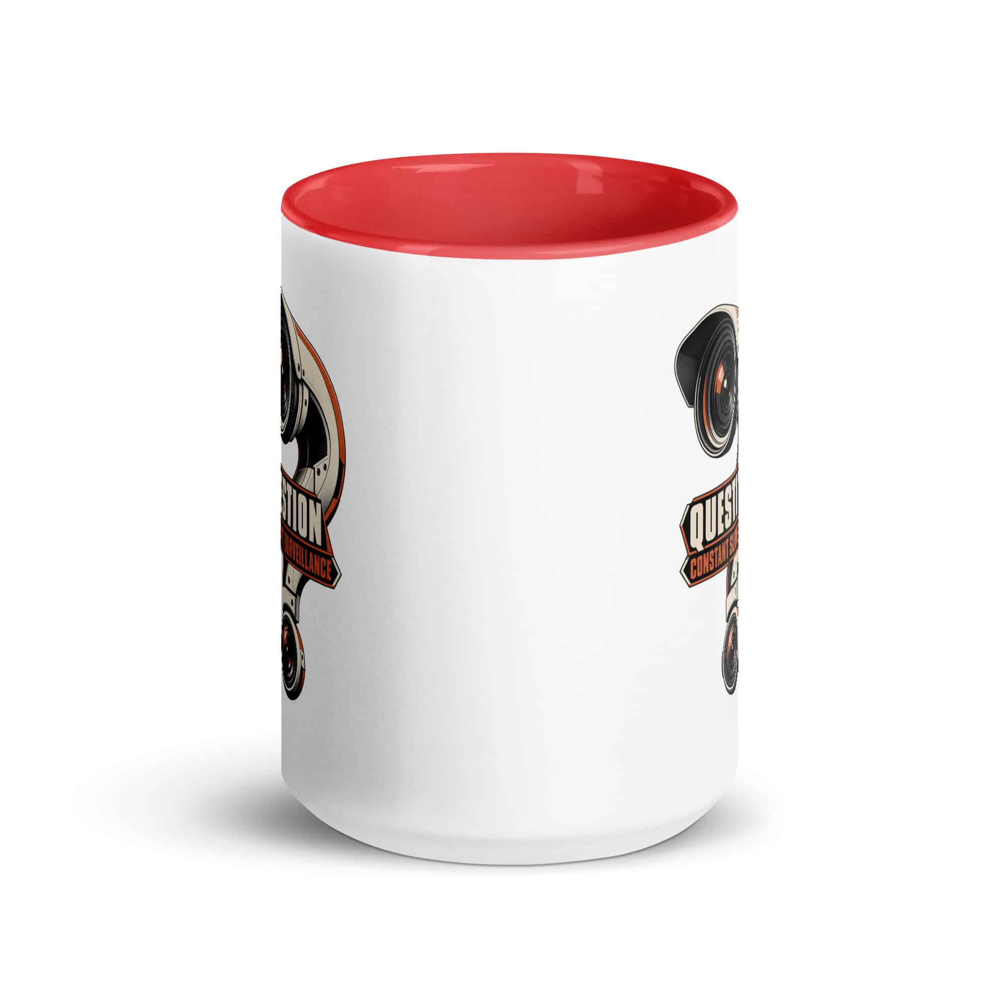Color Inside Coffee Mug: Question constant surveillance