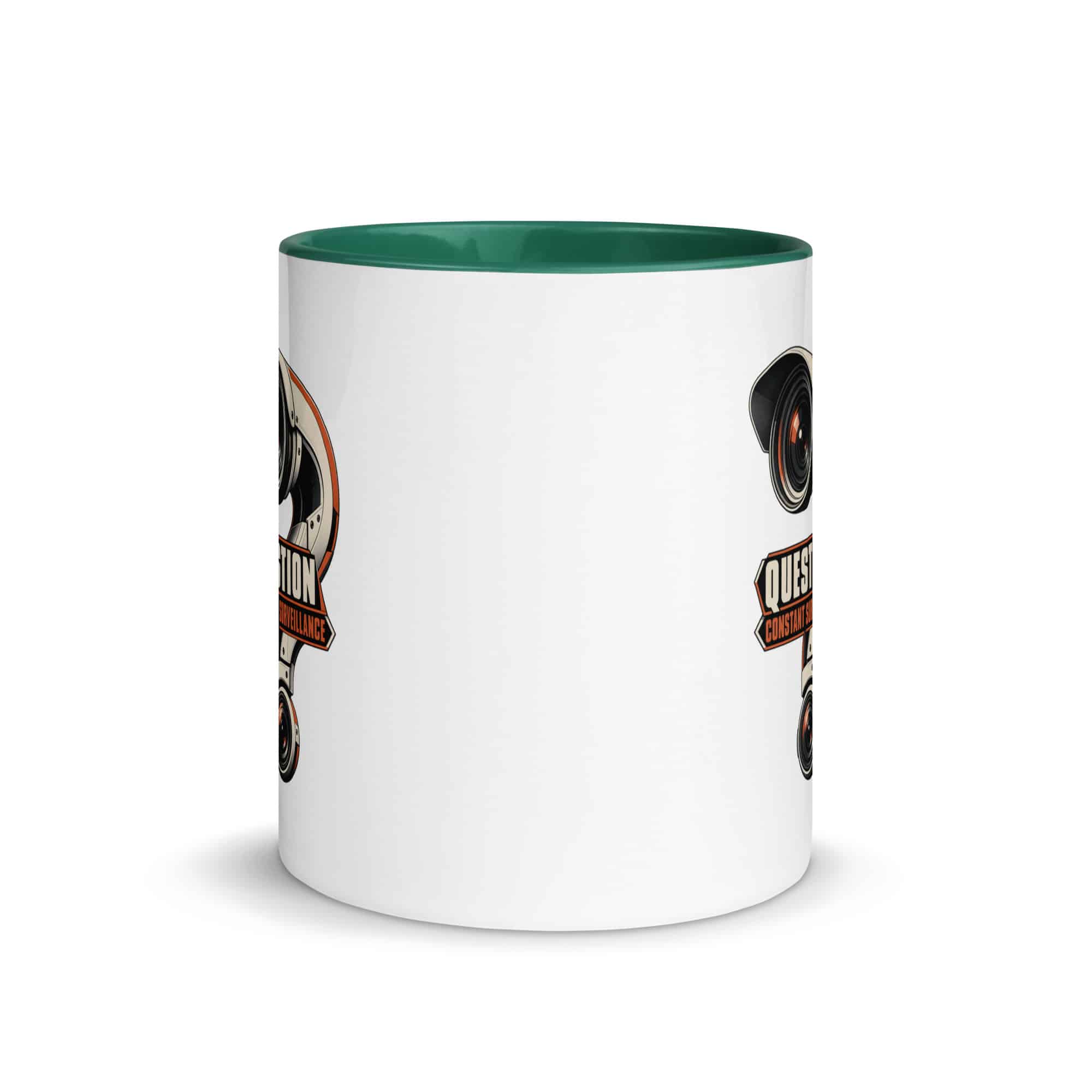 Color Inside Coffee Mug: Question constant surveillance