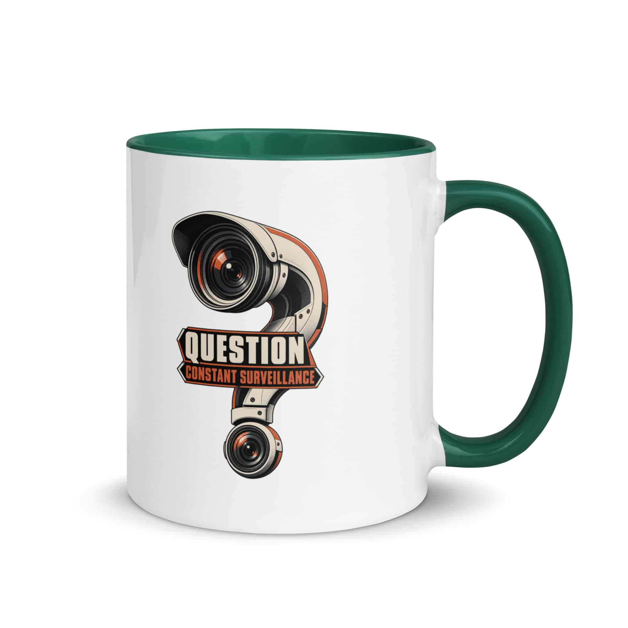 Color Inside Coffee Mug: Question constant surveillance