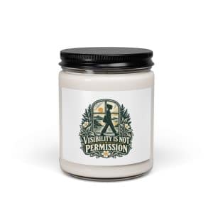 Soy Wax Candle: Visibility is not permission - 9oz - Main
