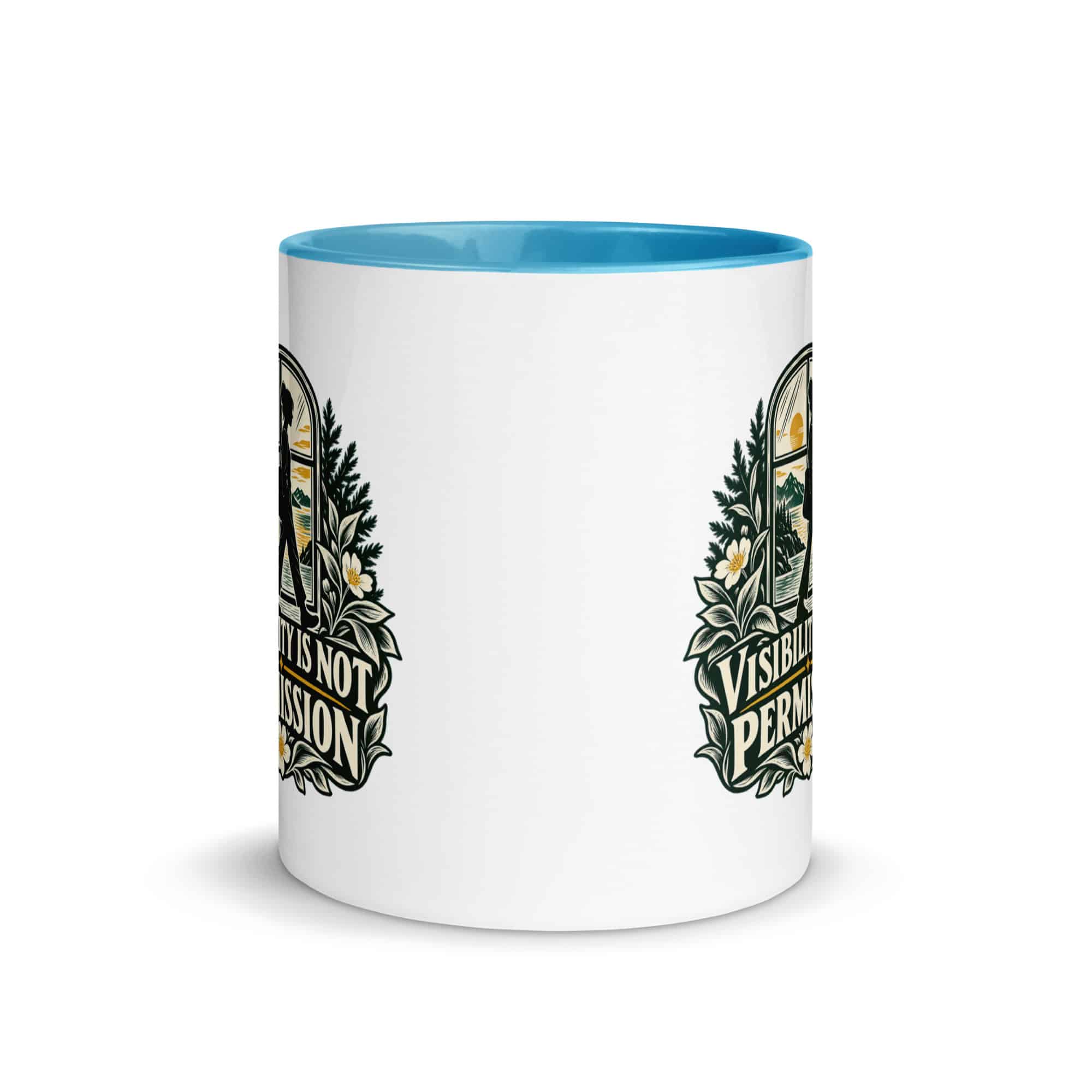 Color Inside Coffee Mug: Visibility is not permission
