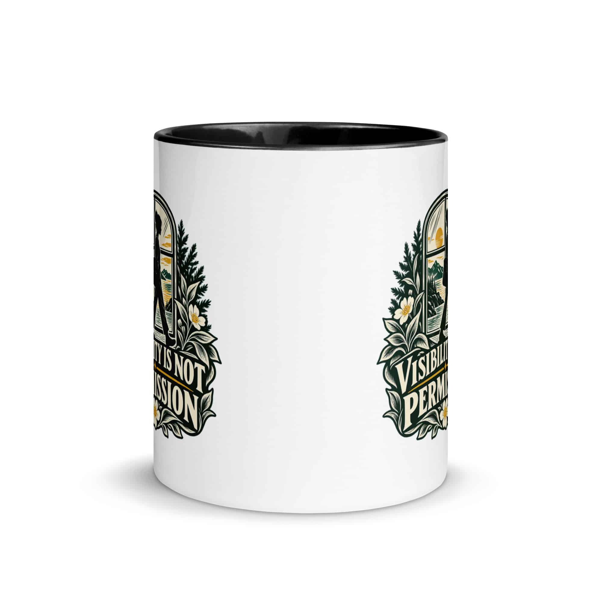 Color Inside Coffee Mug: Visibility is not permission