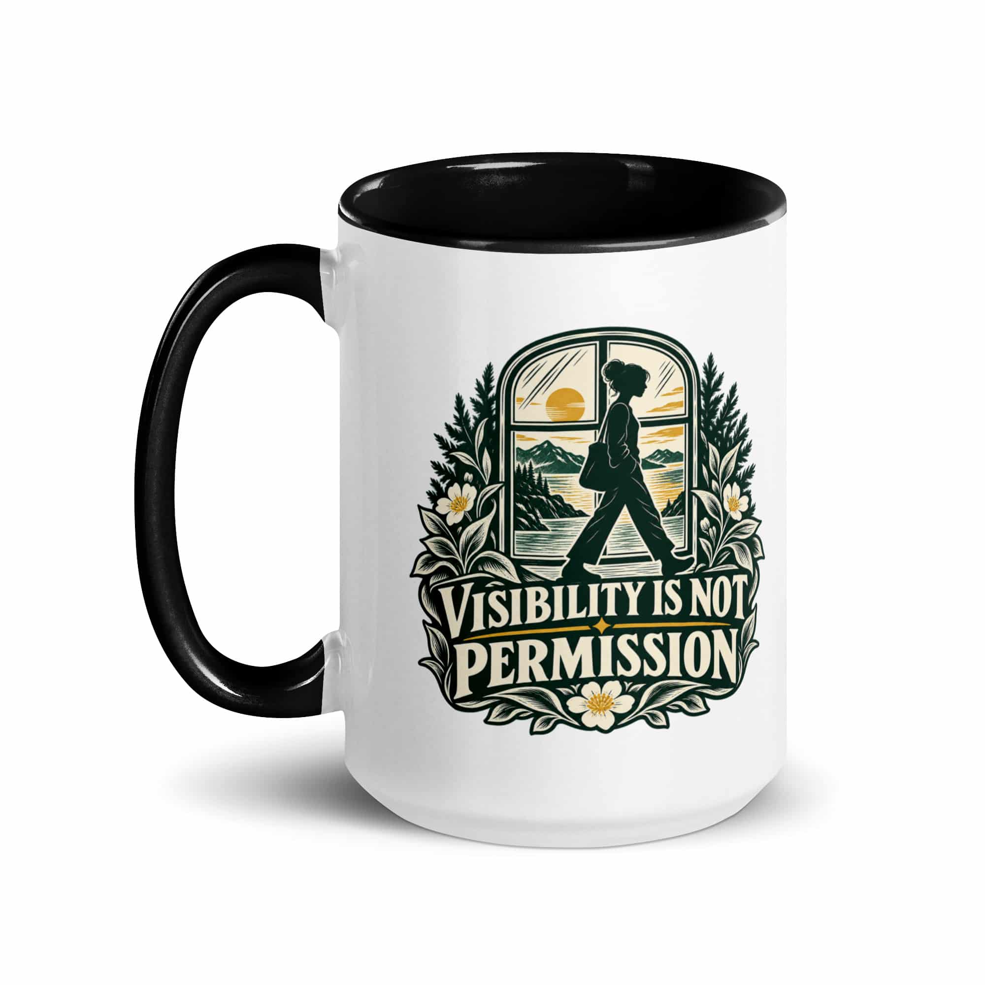 Color Inside Coffee Mug: Visibility is not permission