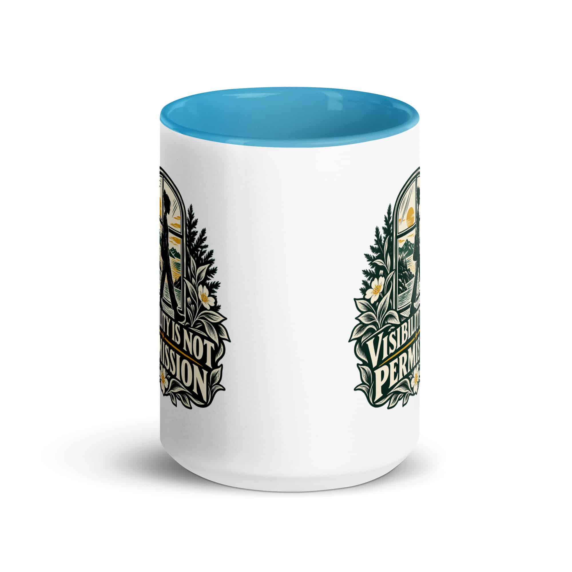 Color Inside Coffee Mug: Visibility is not permission