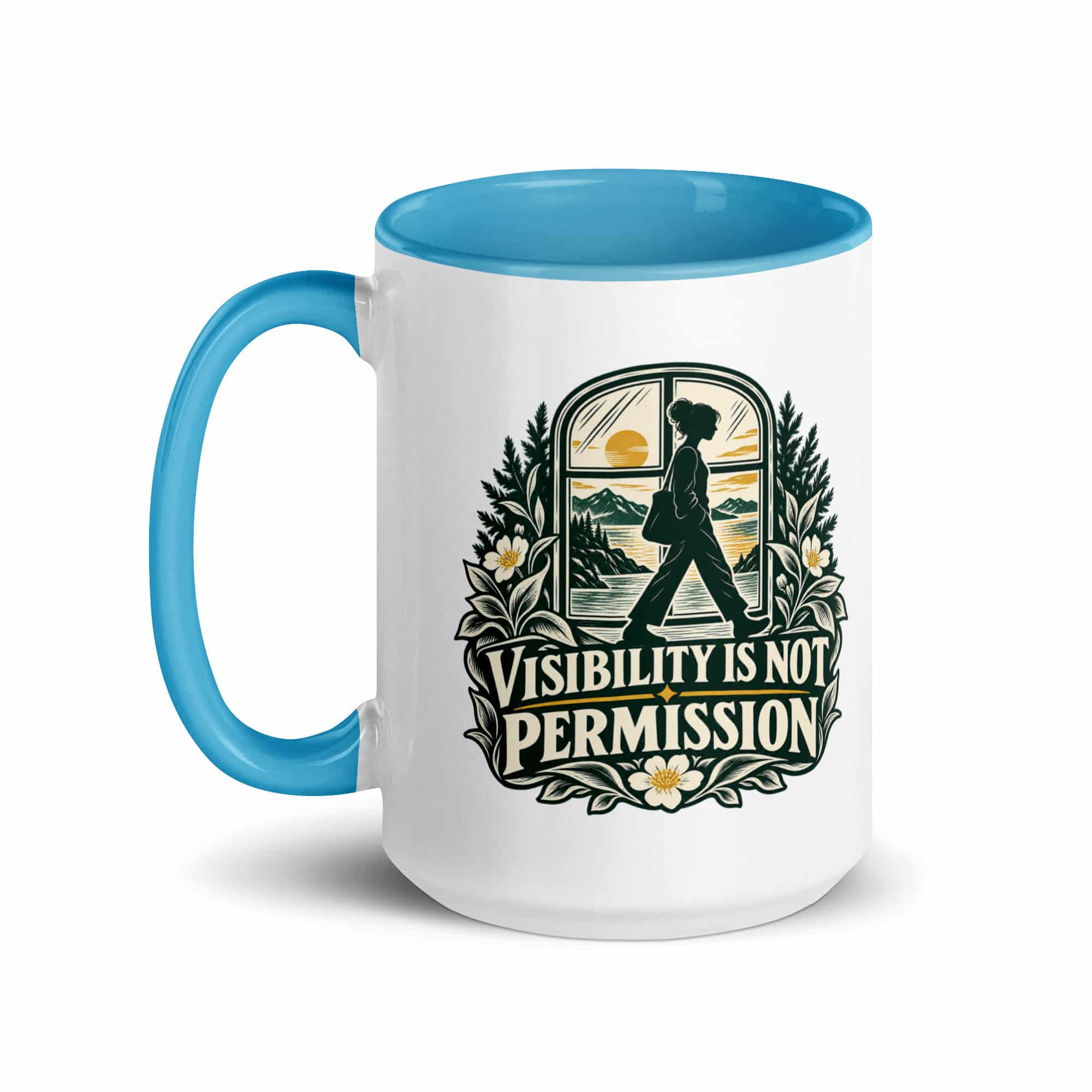 Color Inside Coffee Mug: Visibility is not permission