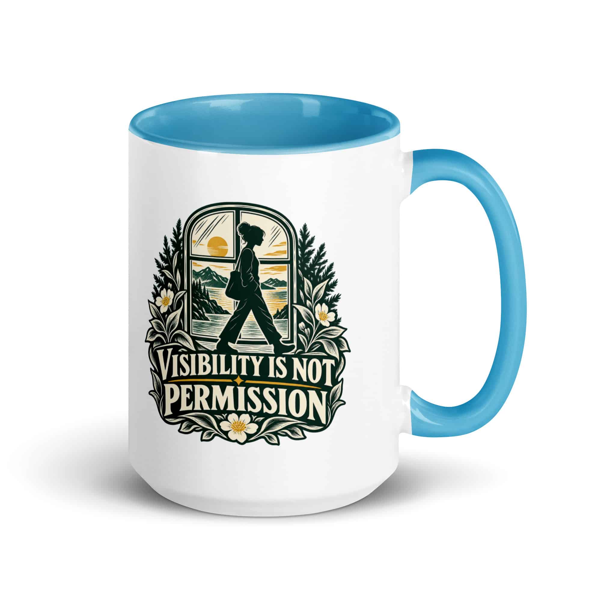 Color Inside Coffee Mug: Visibility is not permission