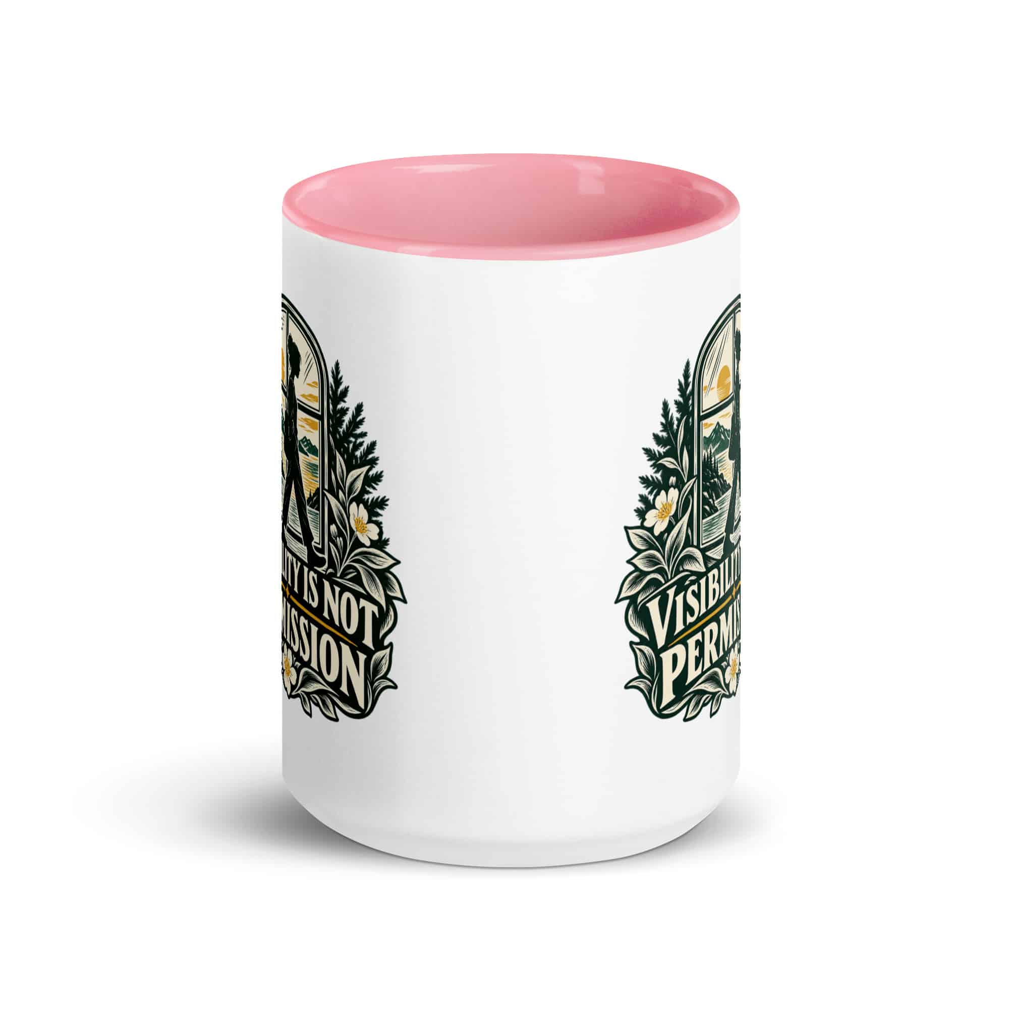 Color Inside Coffee Mug: Visibility is not permission