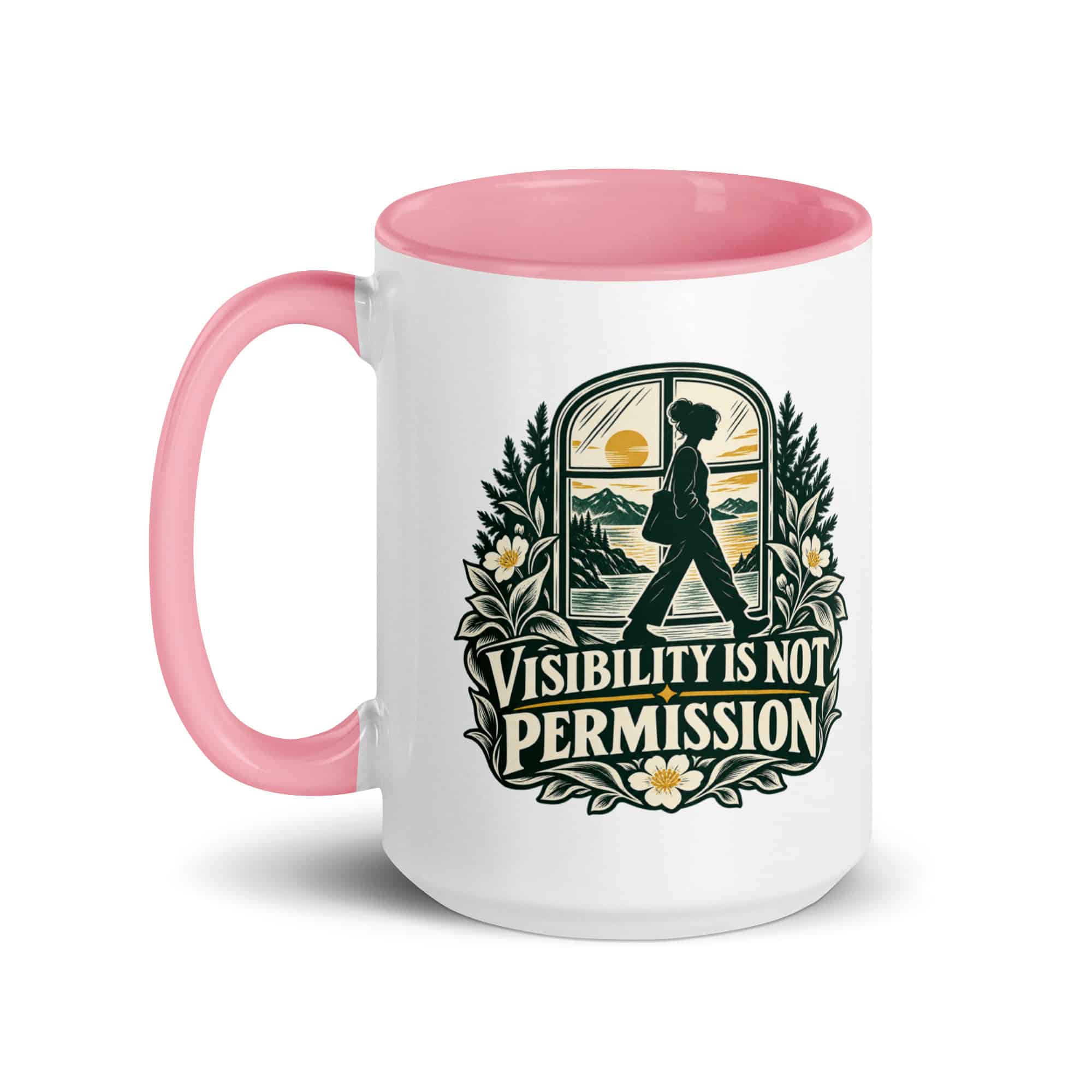Color Inside Coffee Mug: Visibility is not permission