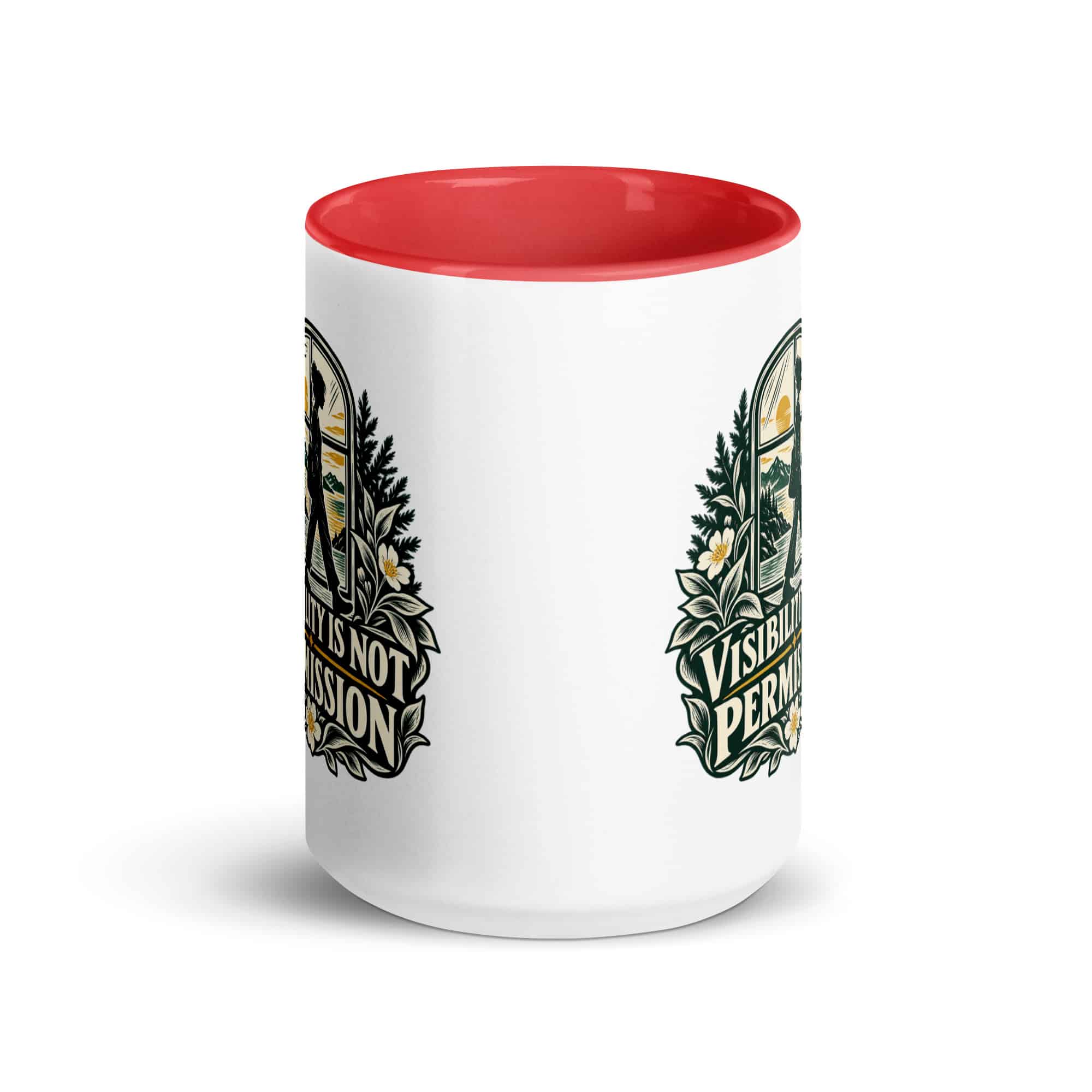 Color Inside Coffee Mug: Visibility is not permission
