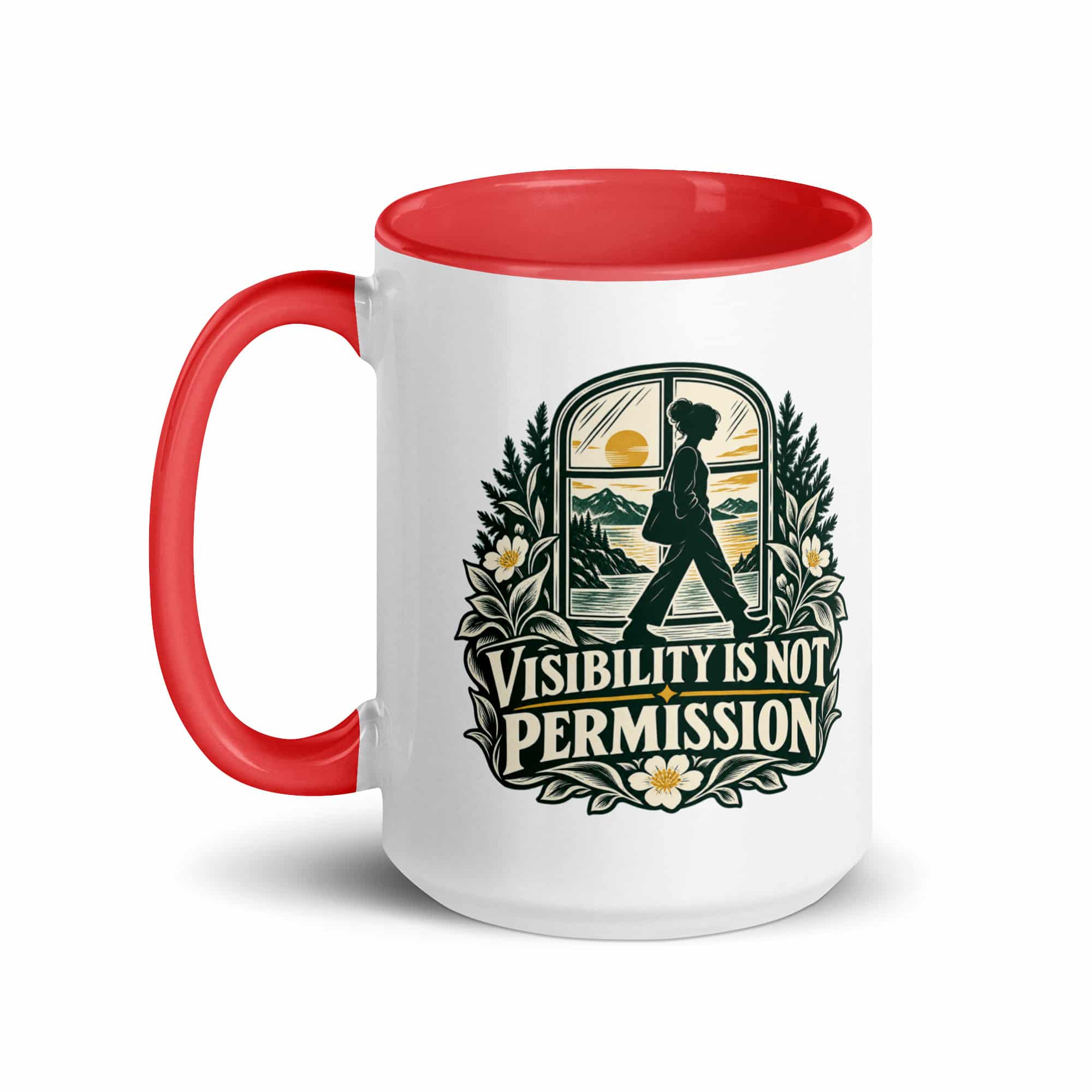 Color Inside Coffee Mug: Visibility is not permission