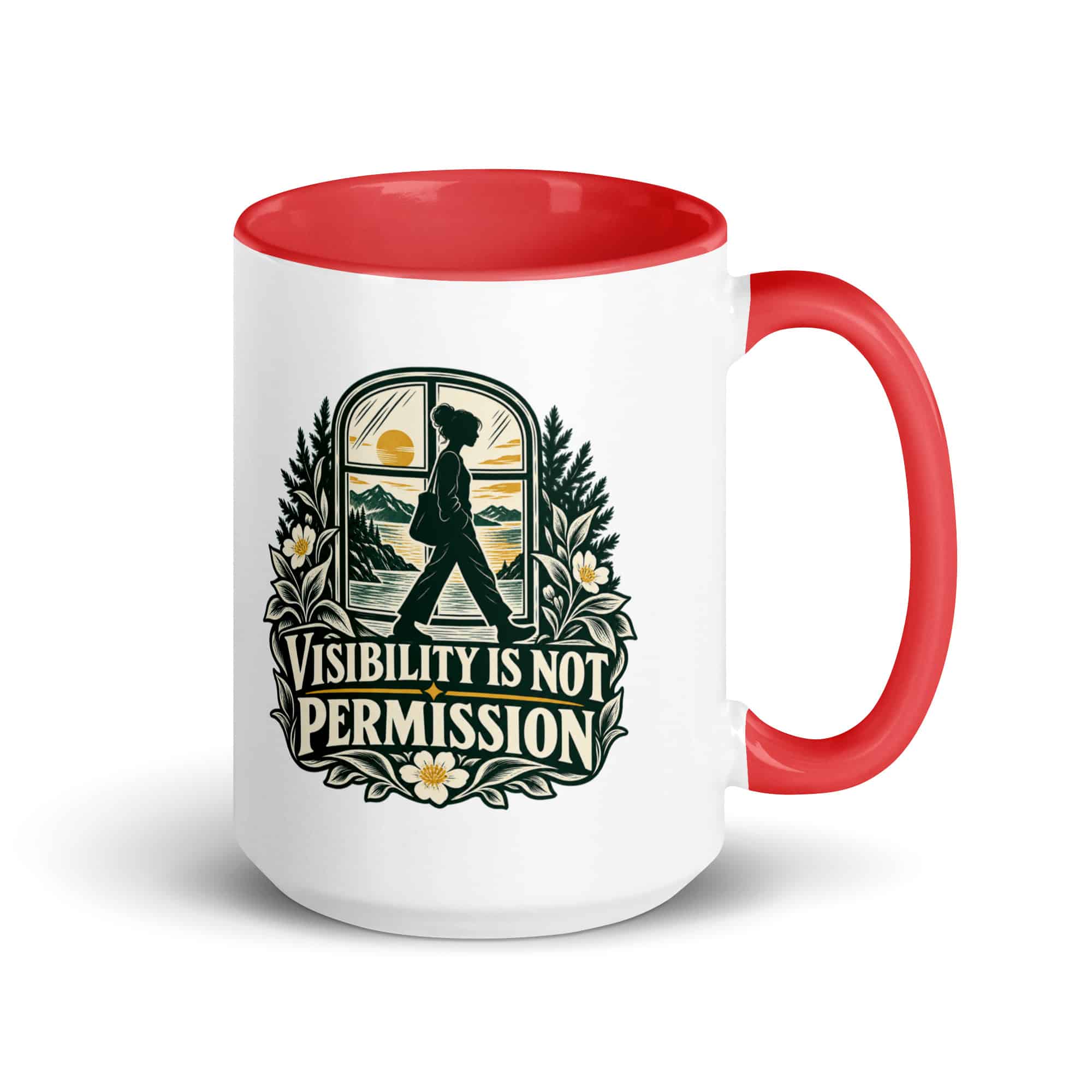 Color Inside Coffee Mug: Visibility is not permission