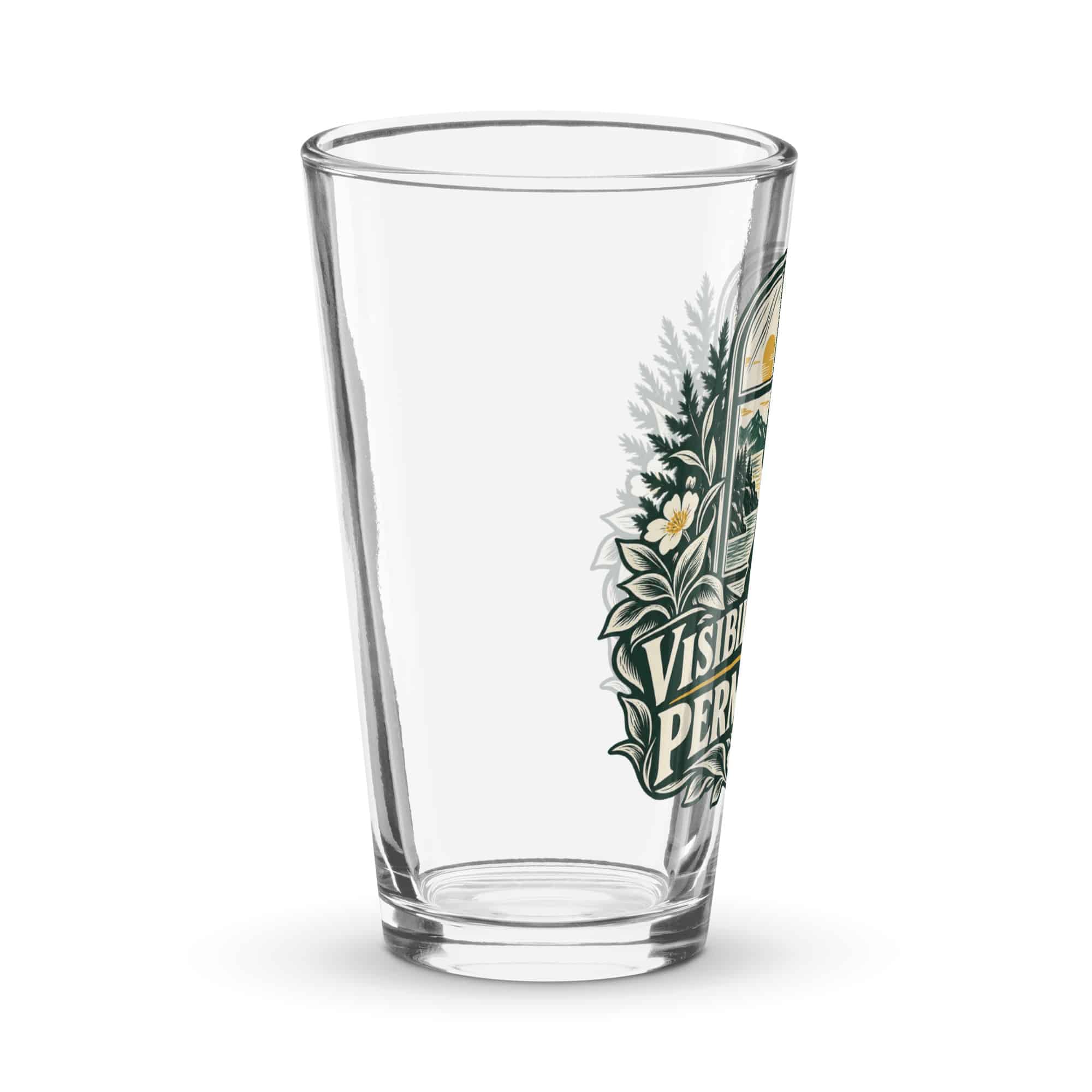 Pint Glass: Visibility is not permission