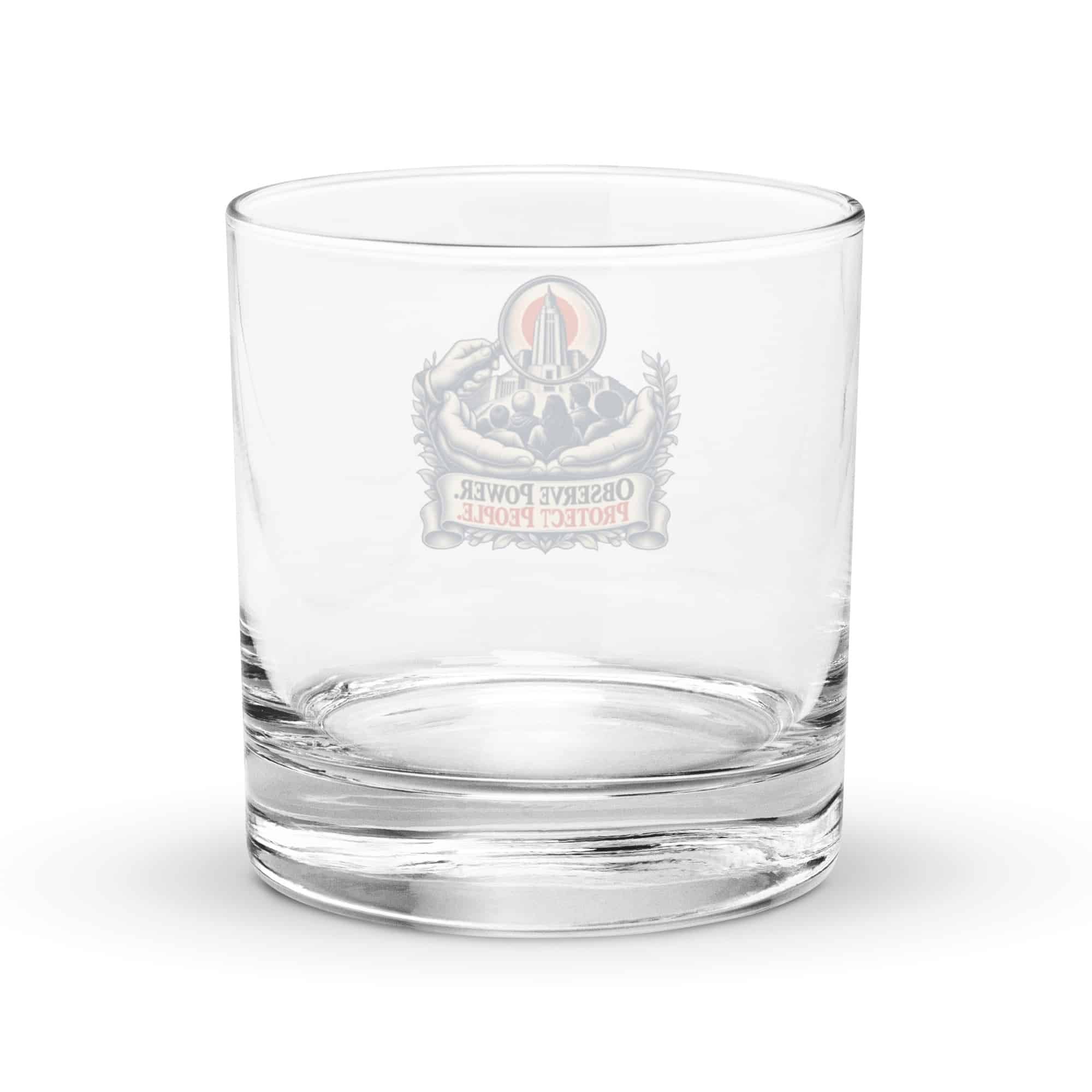 Rocks Glass: Observe power. Protect people.