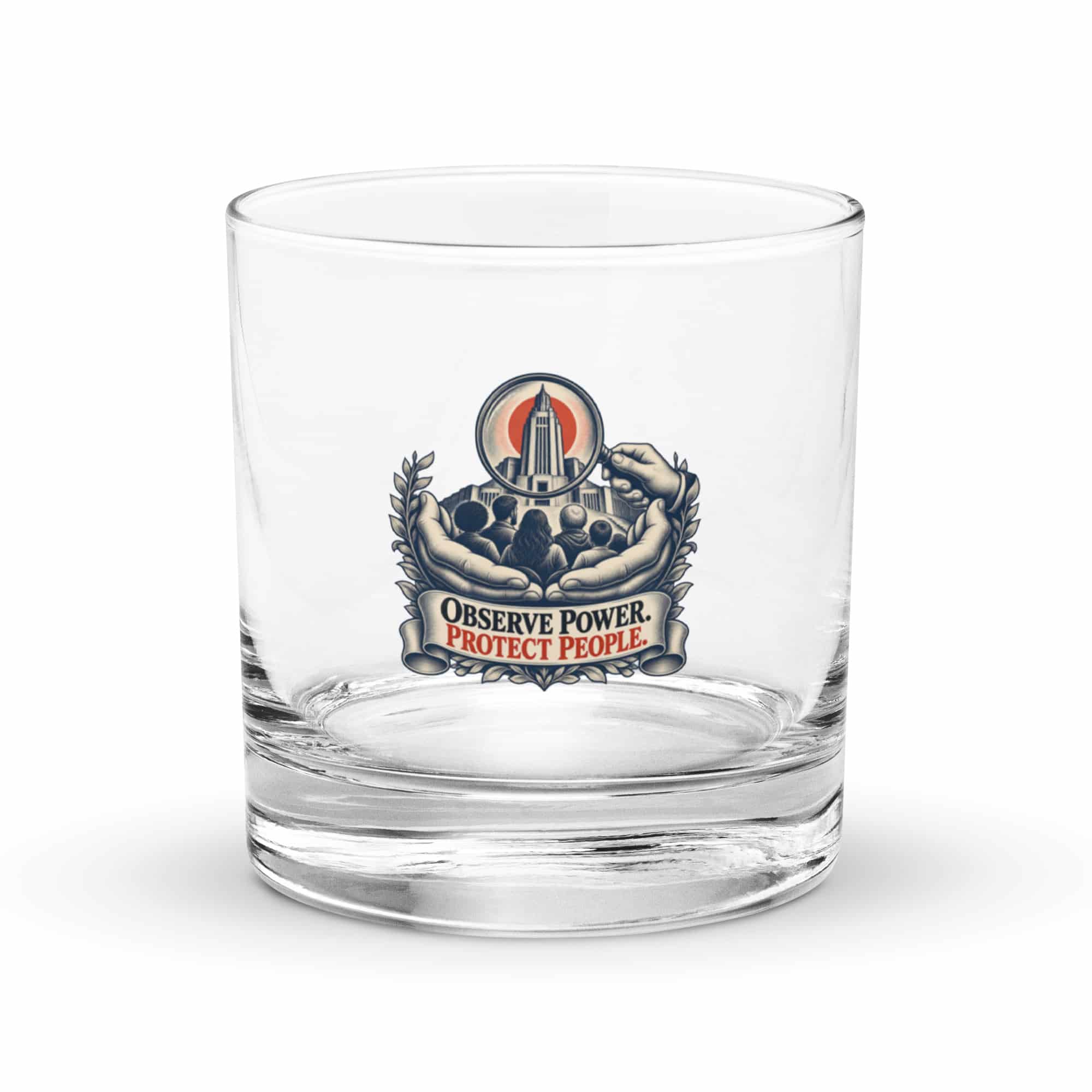 Rocks Glass: Observe power. Protect people.