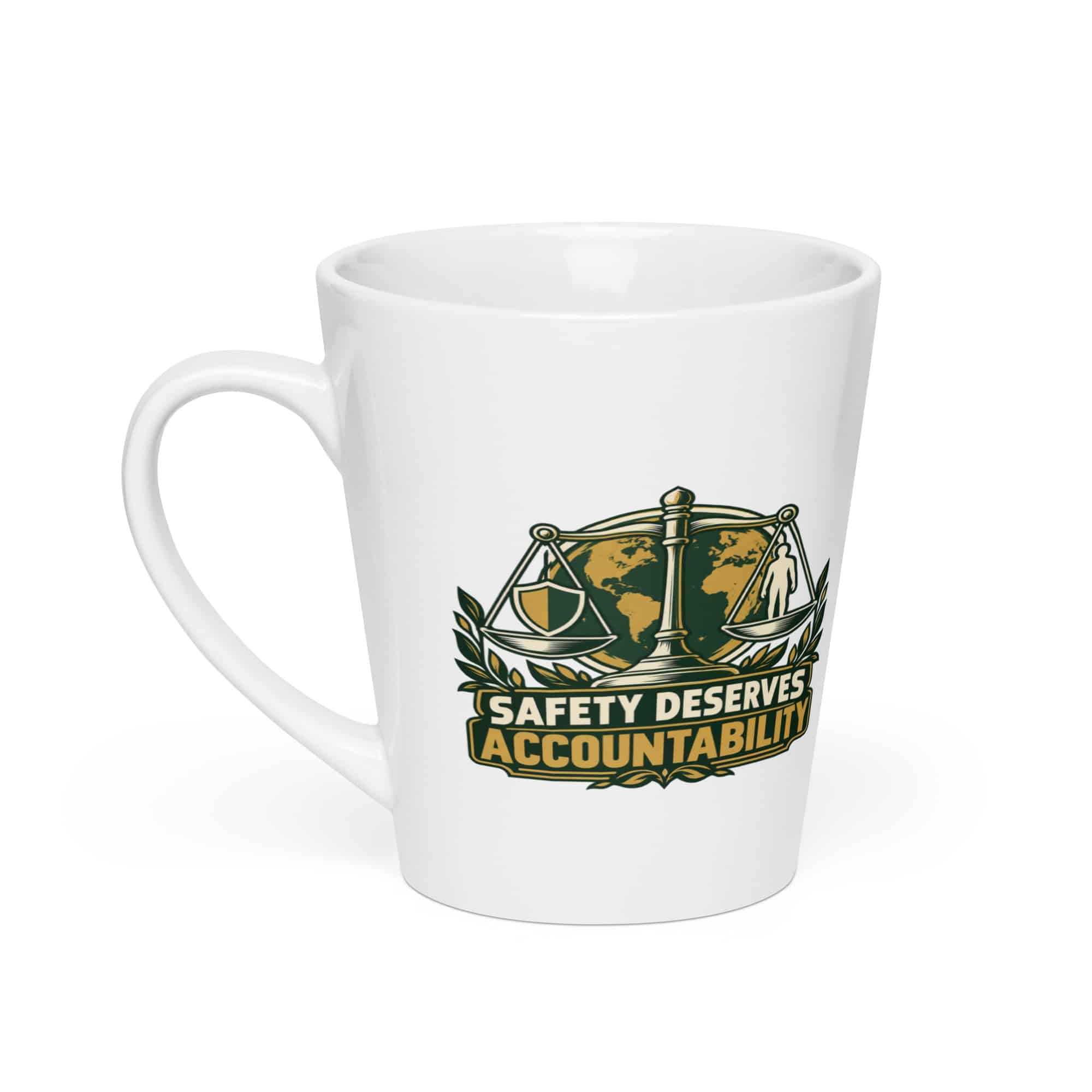 Latte Mug: Safety deserves accountability