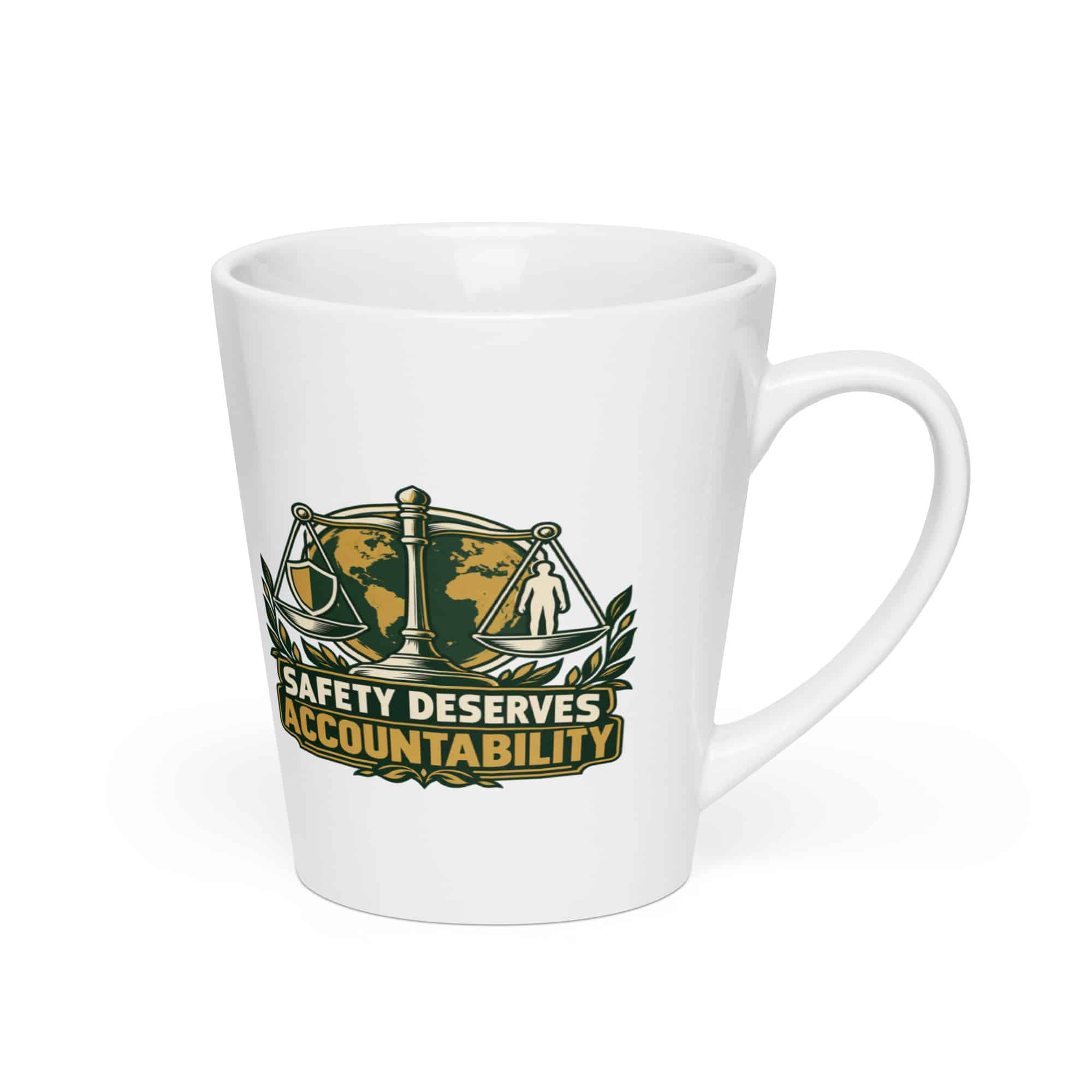 Latte Mug: Safety deserves accountability