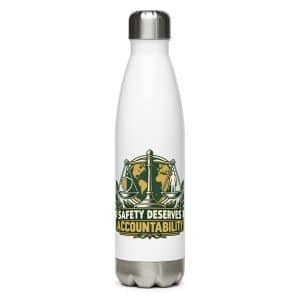 Stainless Steel Water Bottle: Safety deserves accountability - 17 oz - Main