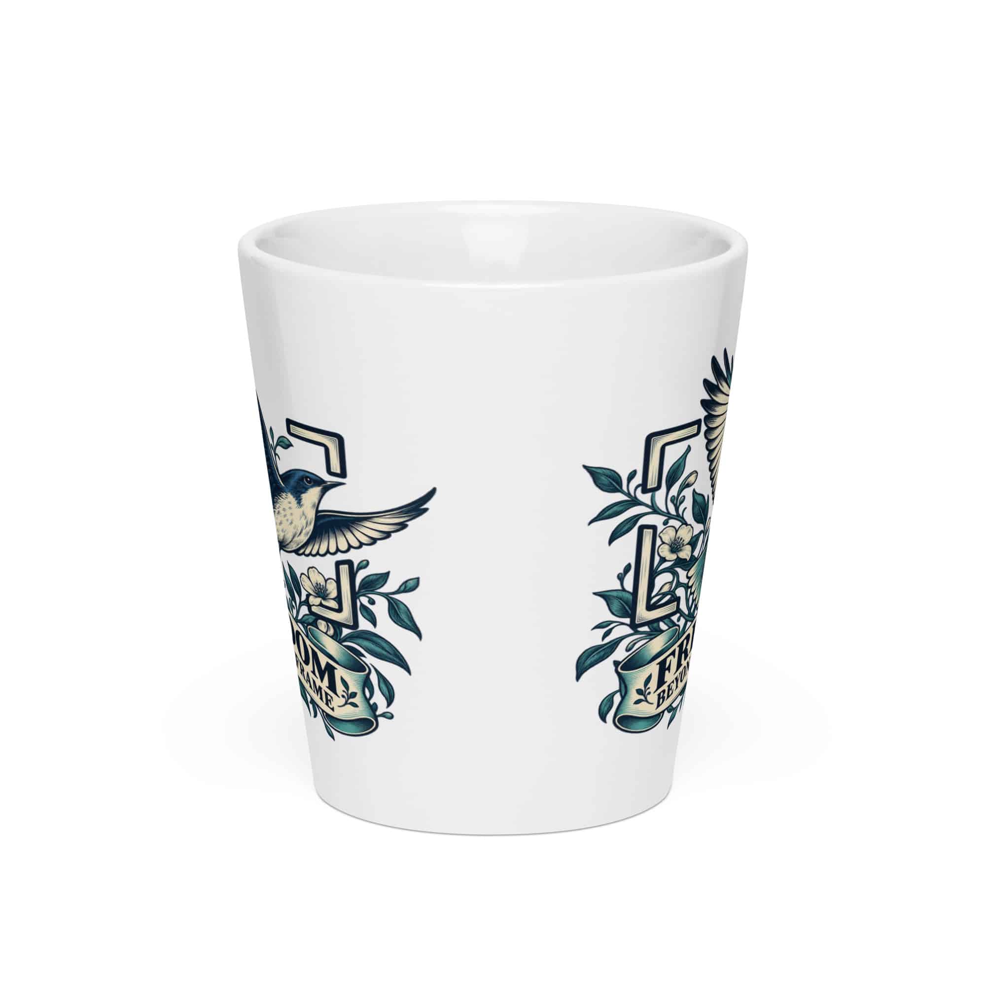 Latte Mug: Freedom beyond the frame