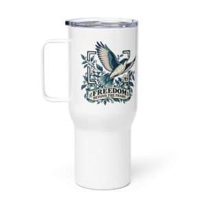 Travel Mug: Freedom beyond the frame - 25 oz - Main