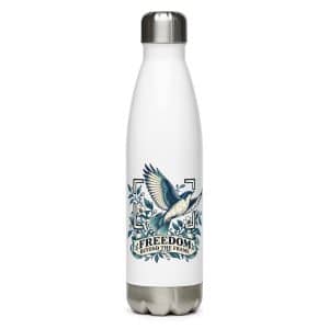 Stainless Steel Water Bottle: Freedom beyond the frame - 17 oz - Main