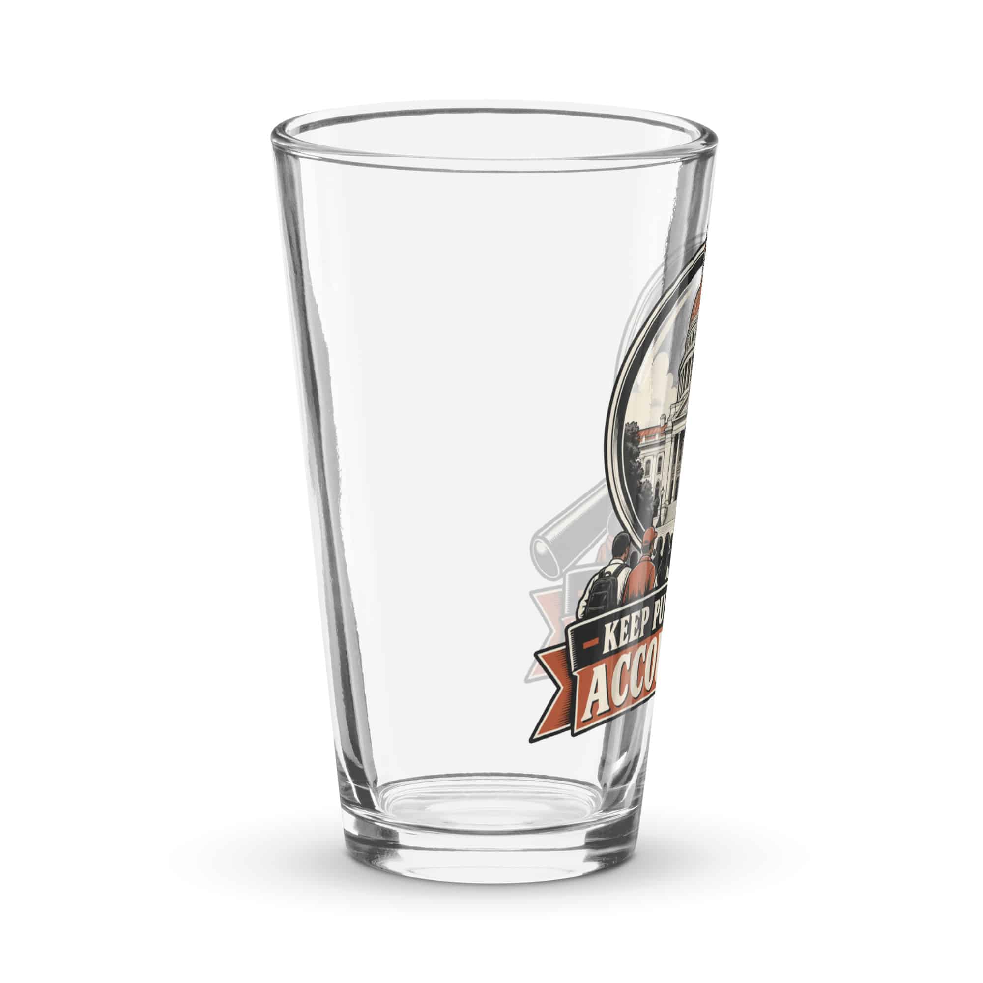 Pint Glass: Keep public power accountable
