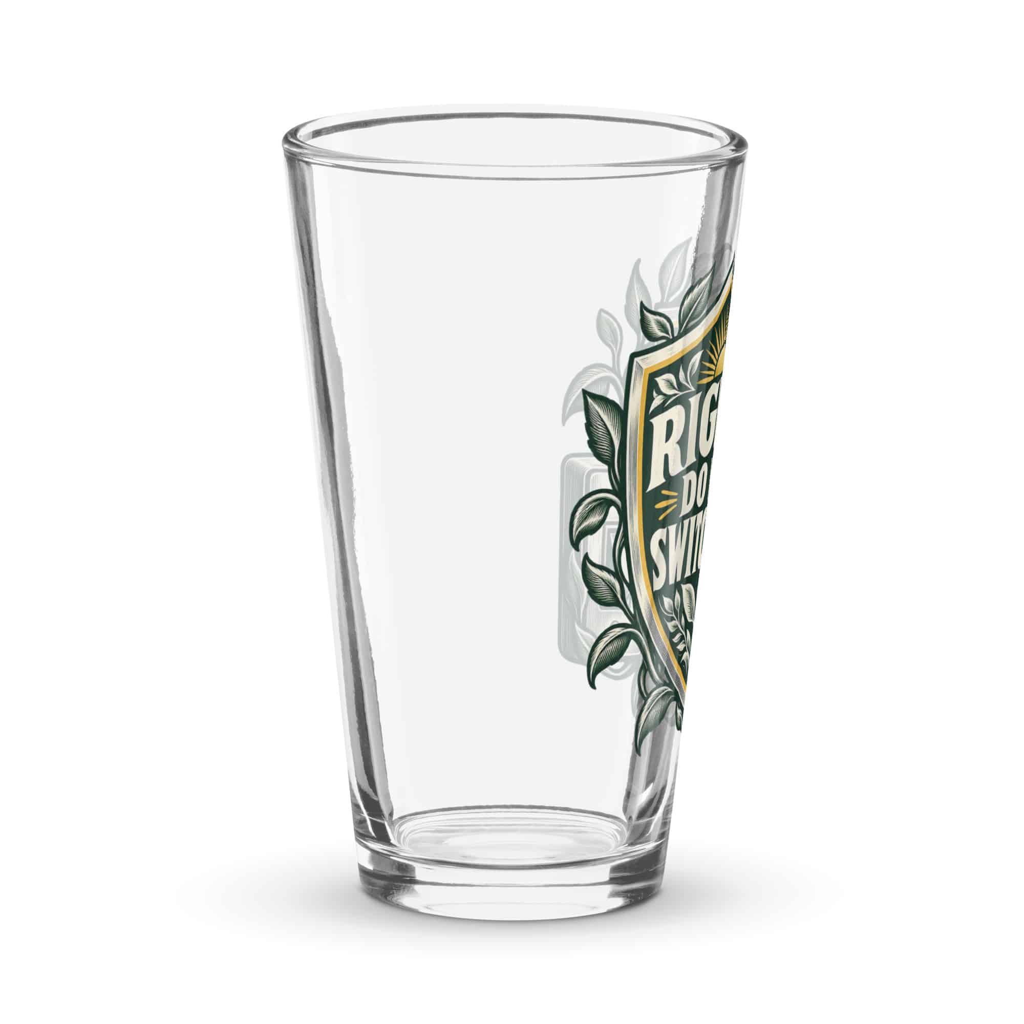 Pint Glass: Rights do not switch off