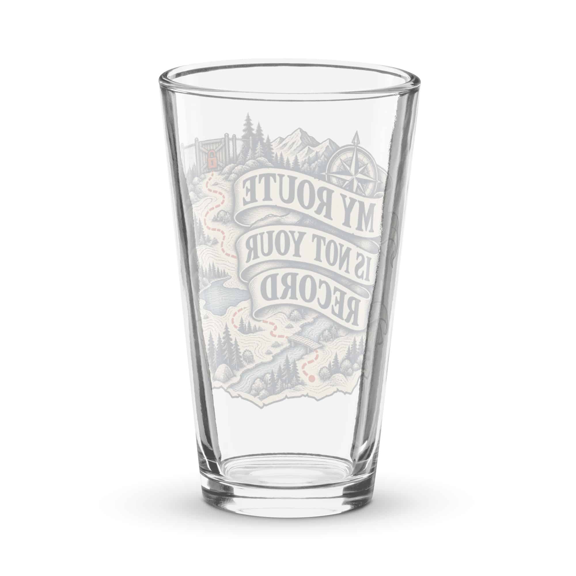 Pint Glass: My route is not your record