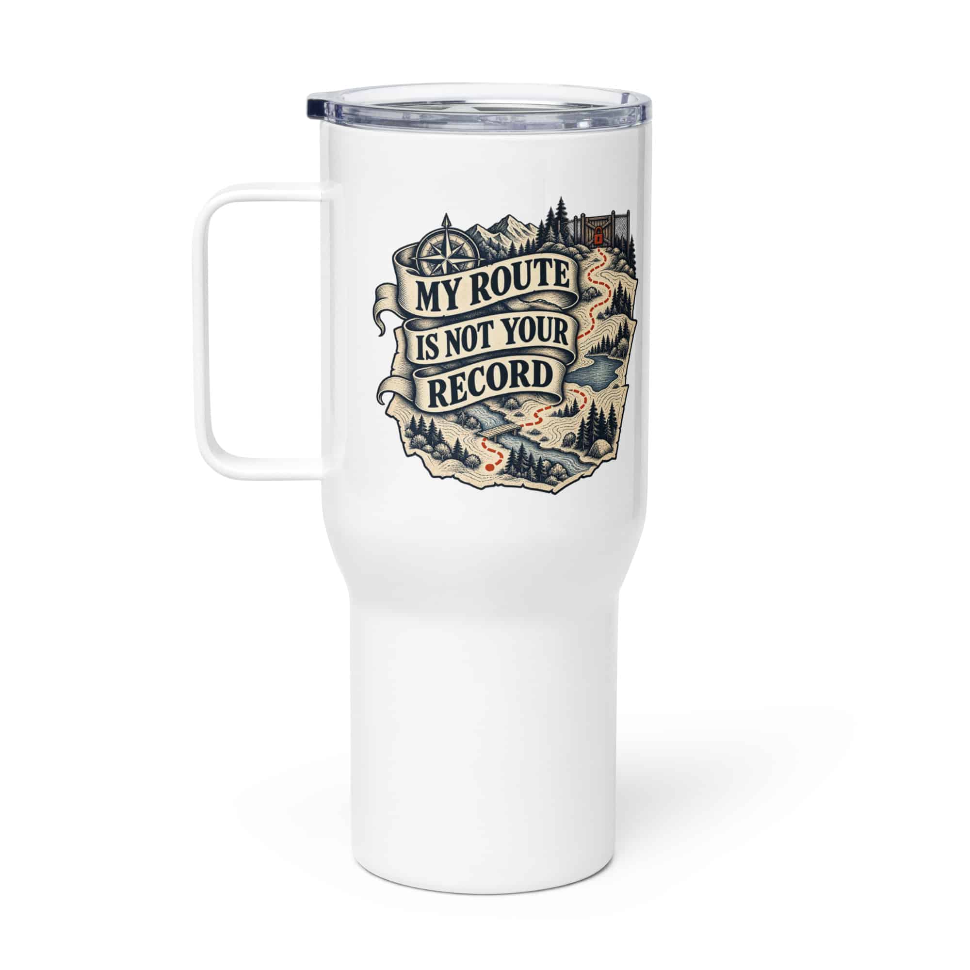 Travel Mug: My route is not your record