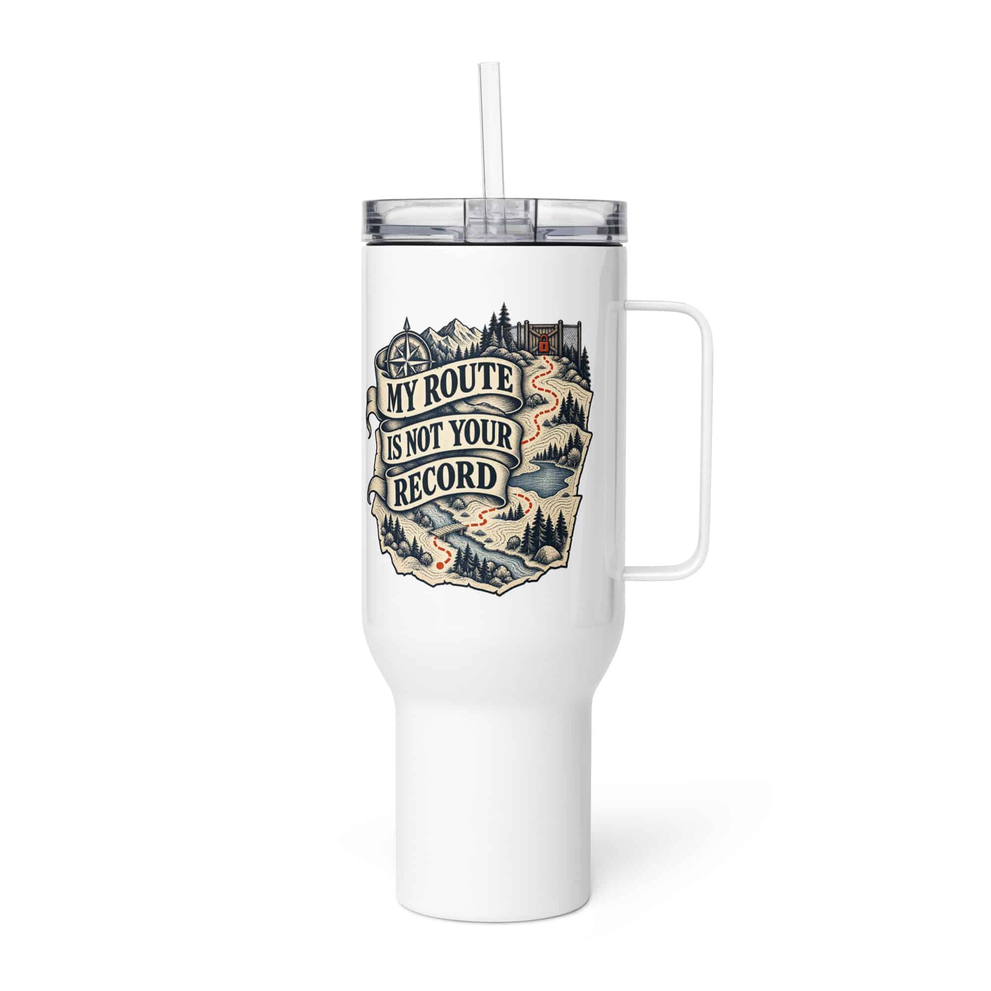 Travel Mug: My route is not your record