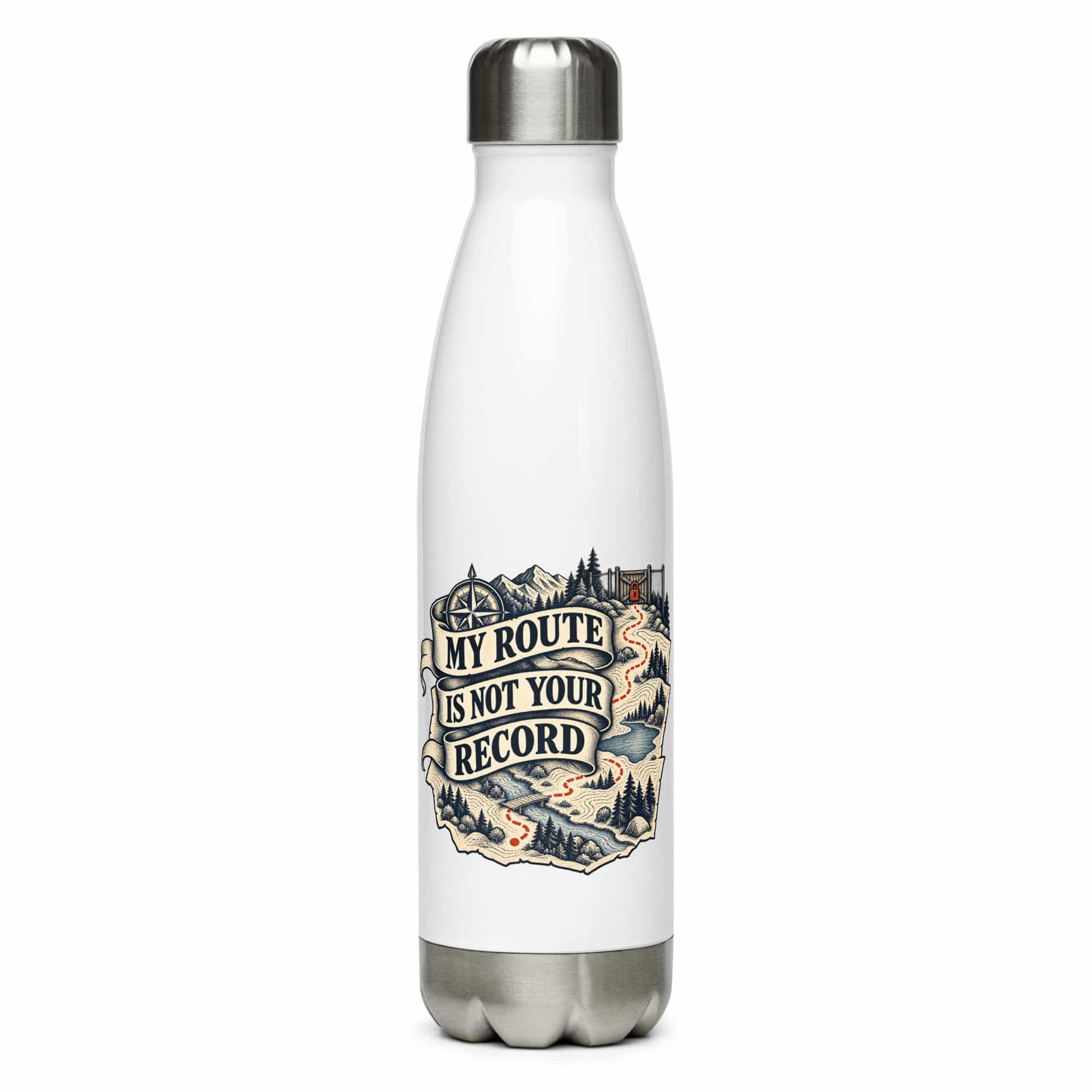 Stainless Steel Water Bottle: My route is not your record