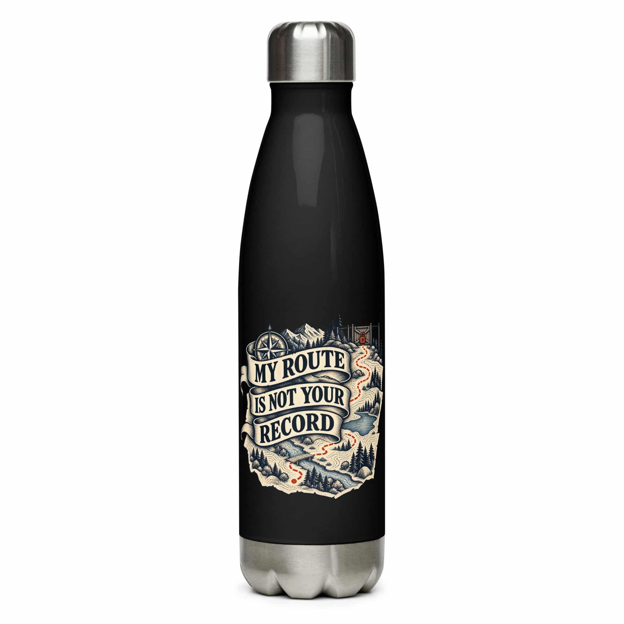 Stainless Steel Water Bottle: My route is not your record