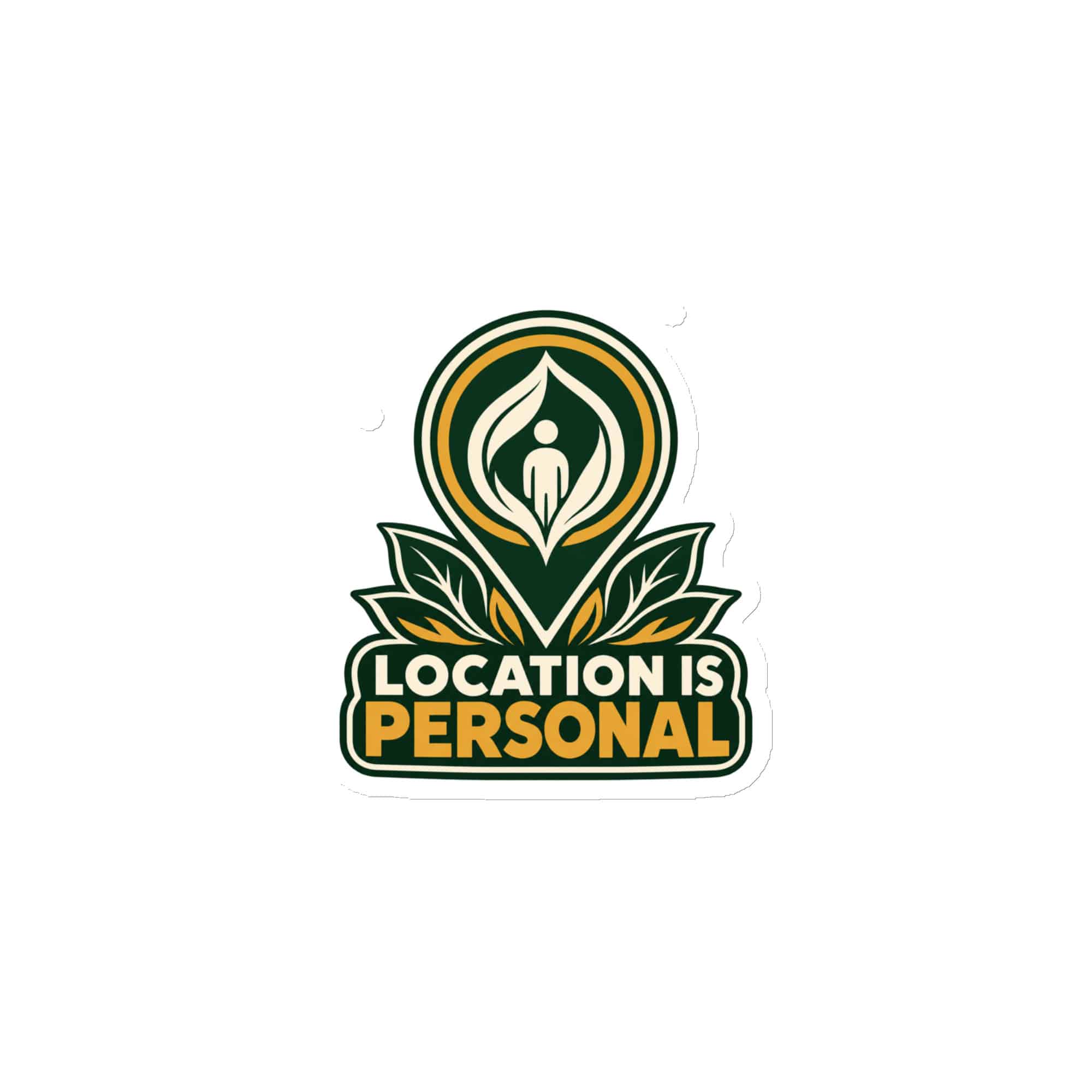 Die-Cut Magnet: Location is personal