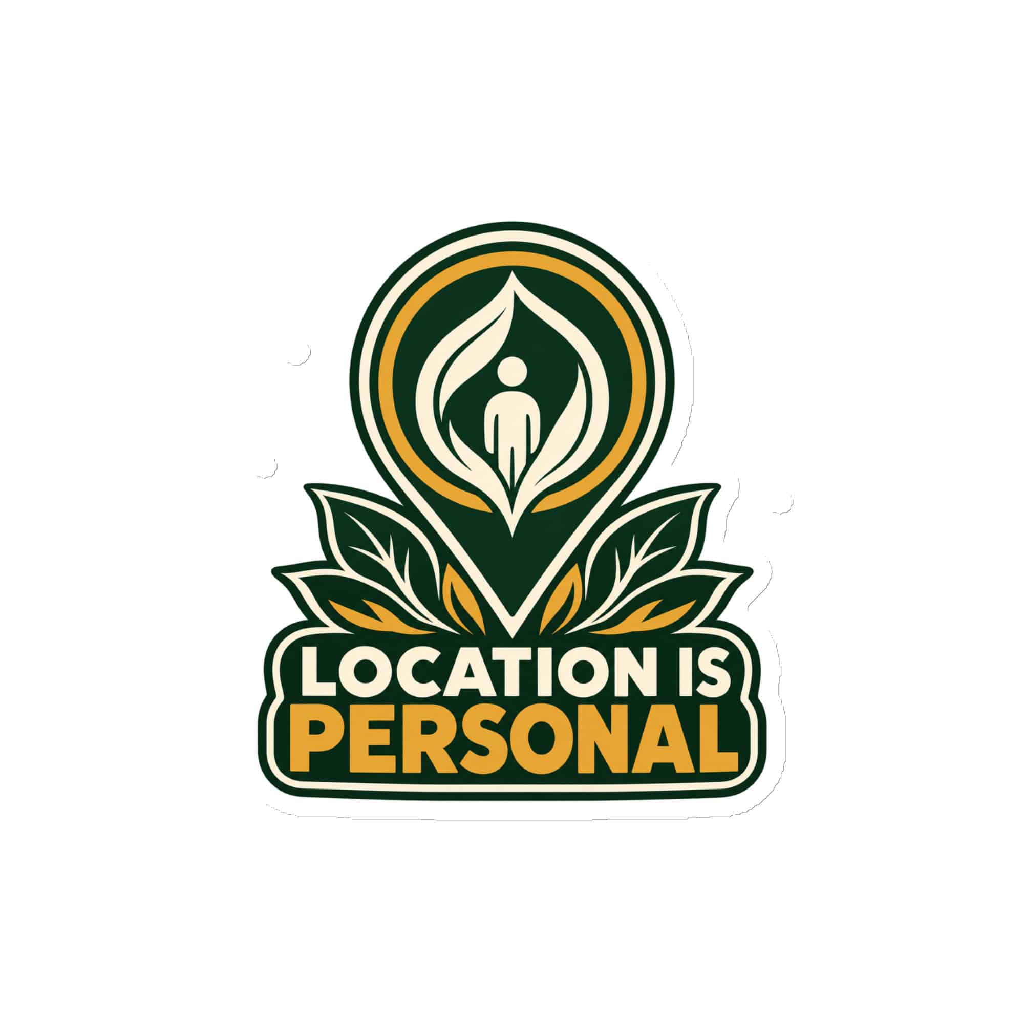 Die-Cut Magnet: Location is personal