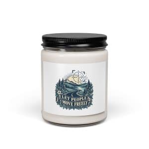 Soy Wax Candle: Let people move freely - 9oz - Main
