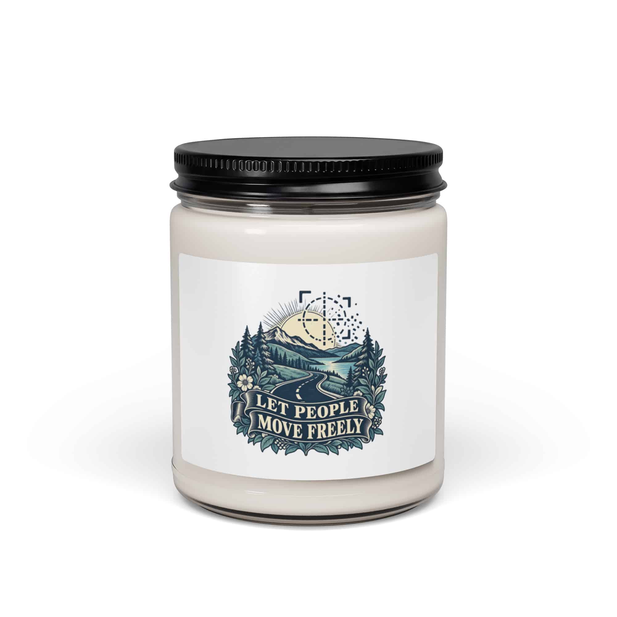 Soy Wax Candle: Let people move freely