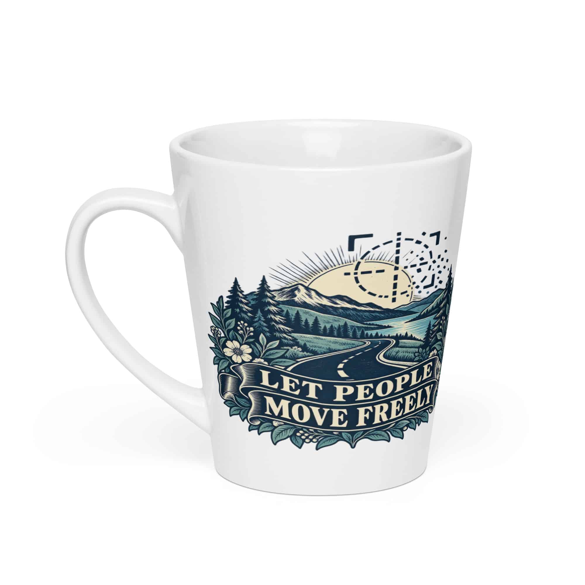 Latte Mug: Let people move freely